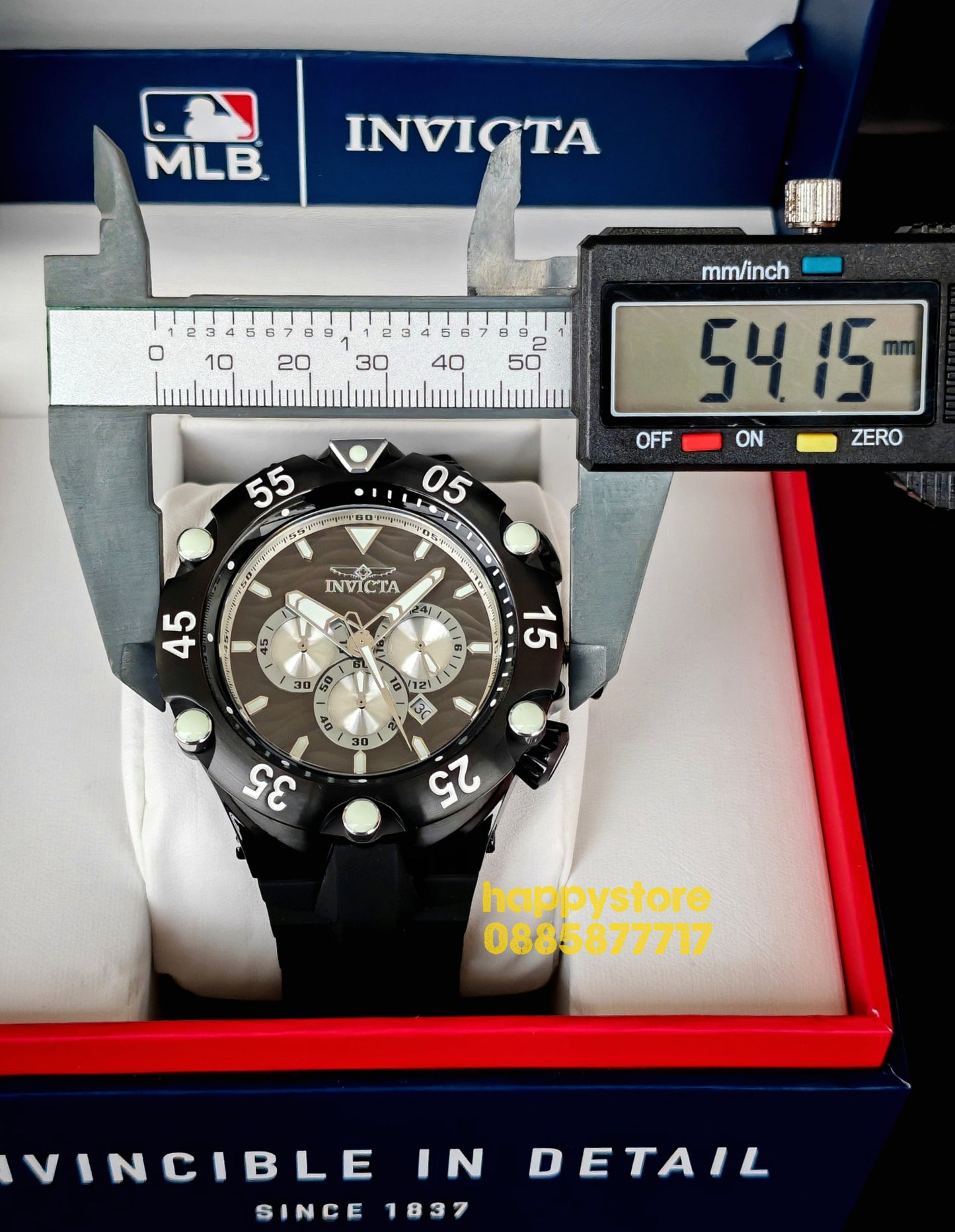 INVICTA Velmore Black 54 mm