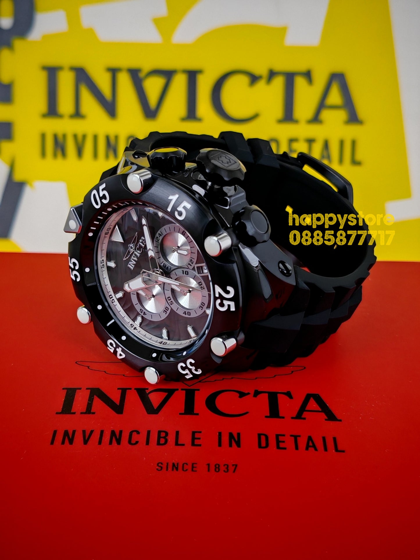 INVICTA Velmore Black 54 mm