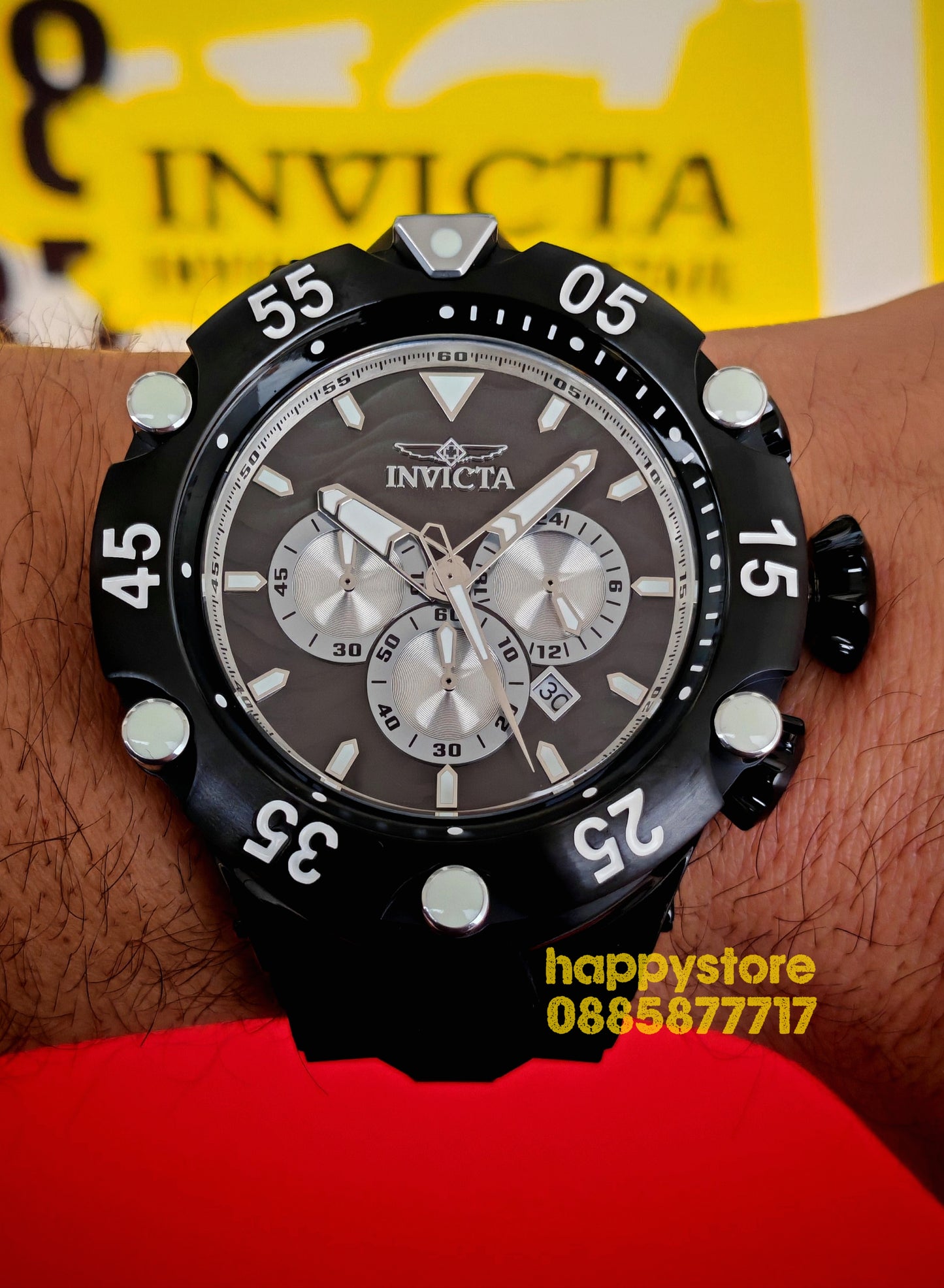 INVICTA Velmore Black 54 mm