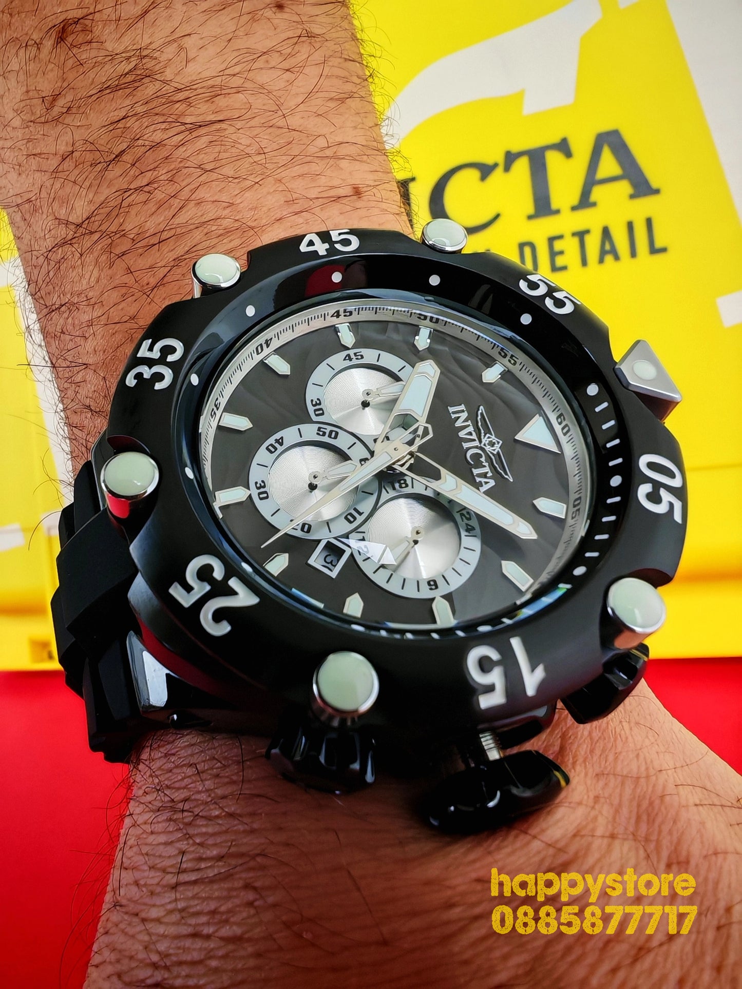 INVICTA Velmore Black 54 mm