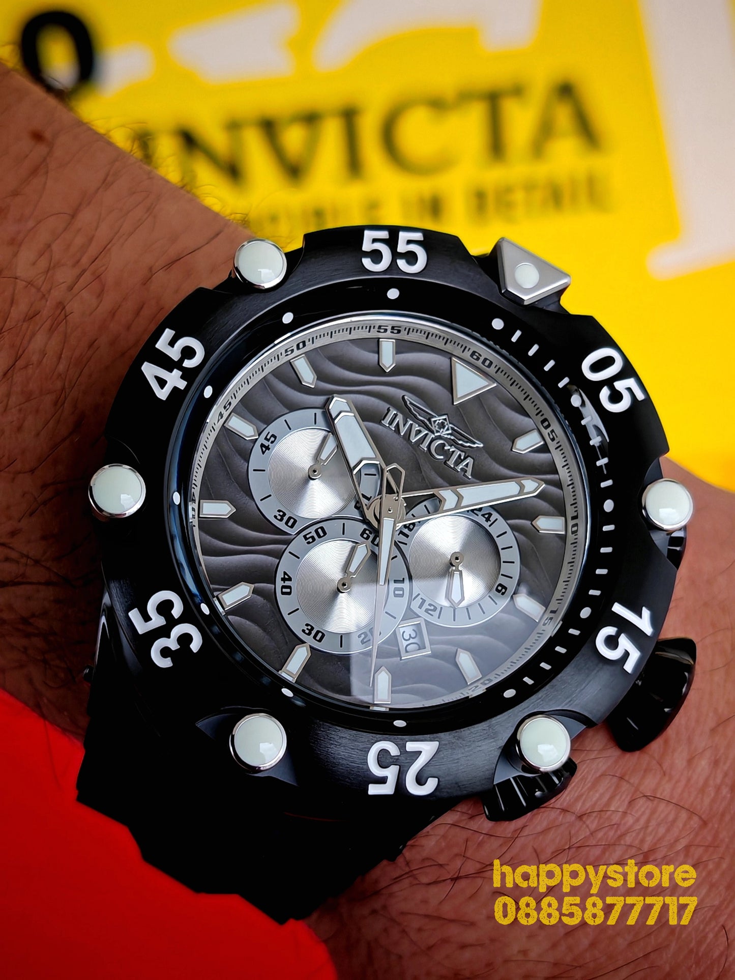 INVICTA Velmore Black 54 mm