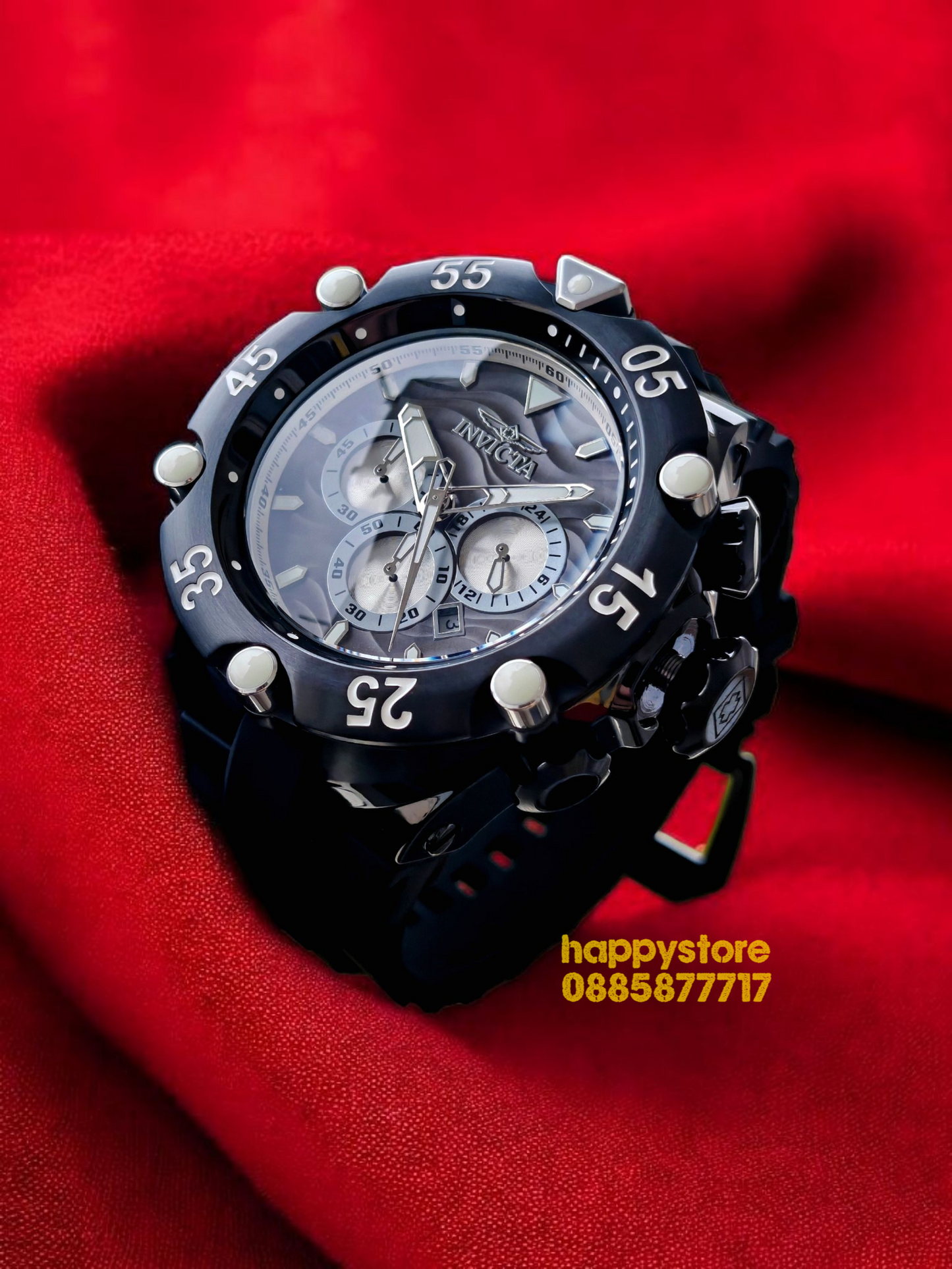 INVICTA Velmore Black 54 mm