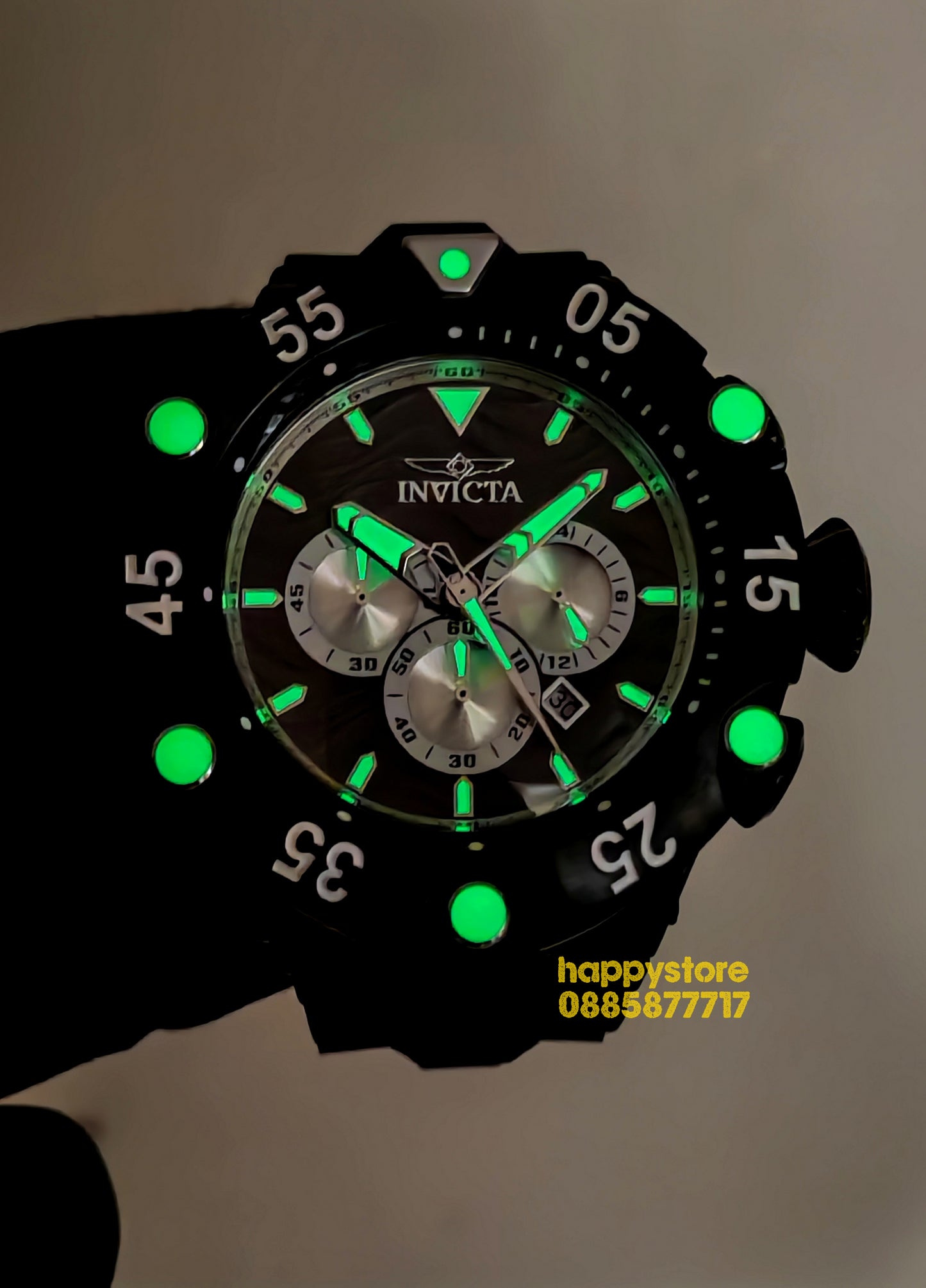 INVICTA Velmore Black 54 mm