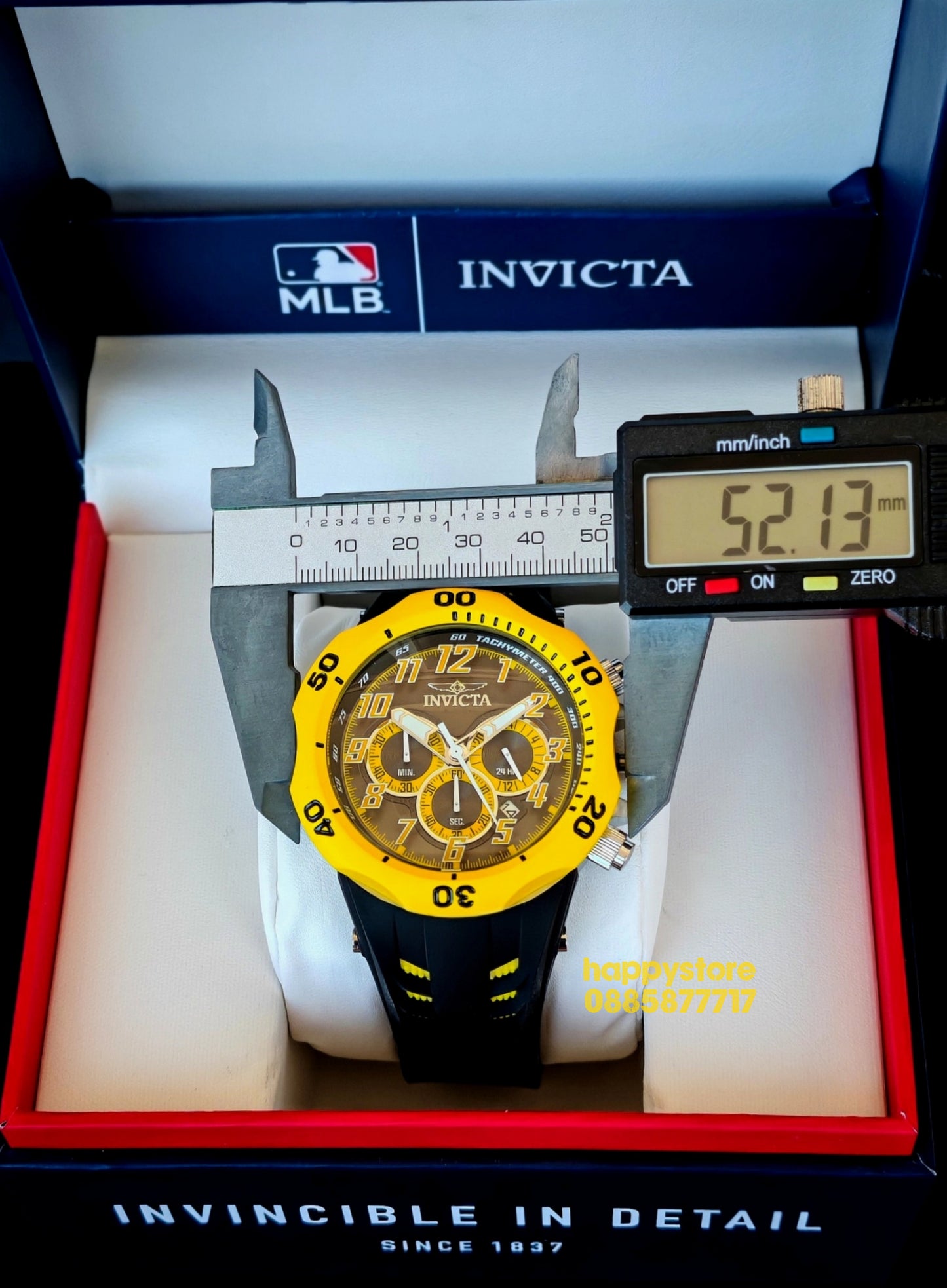INVICTA Hydra Yellow 52 mm