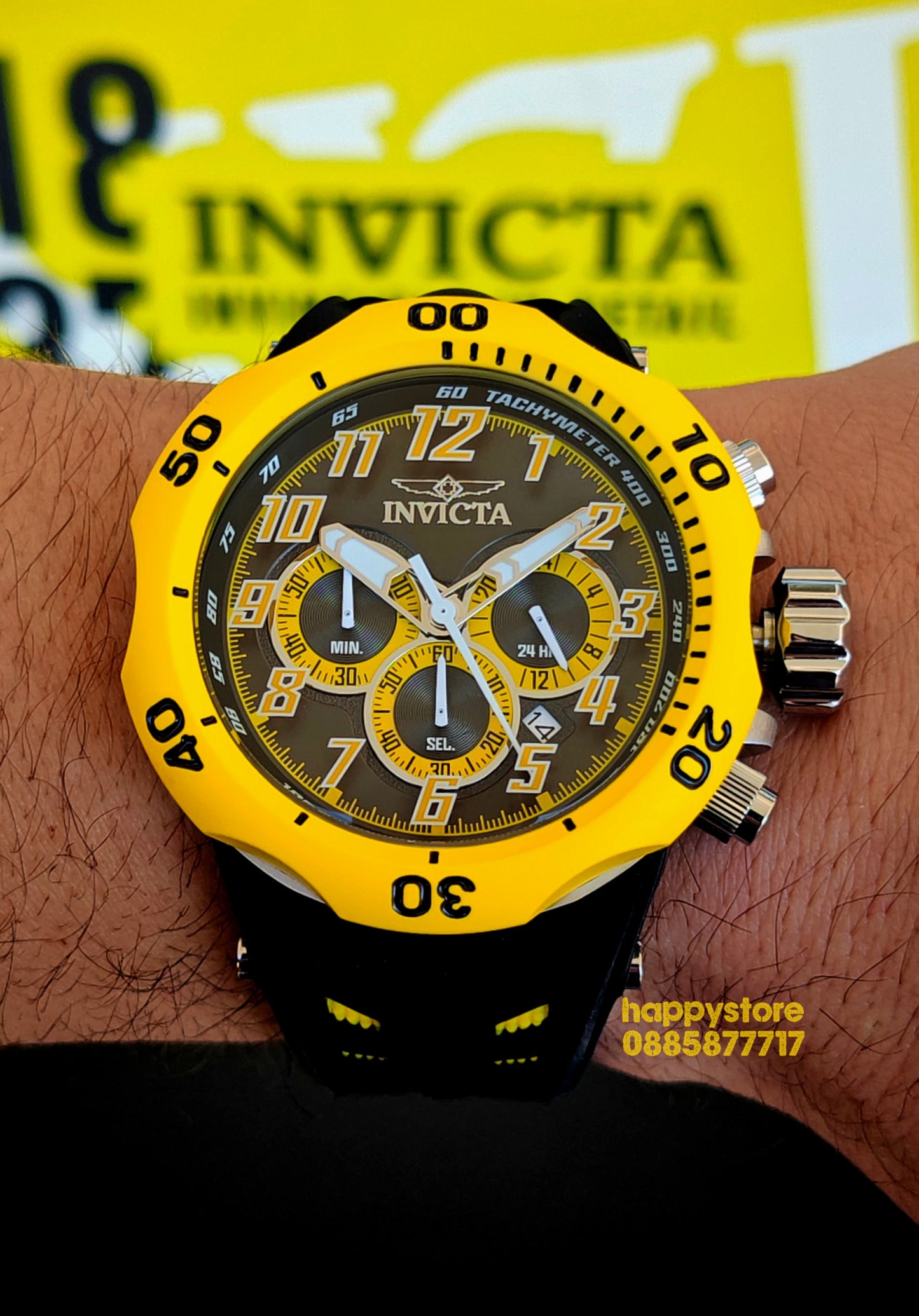 INVICTA Hydra Yellow 52 mm