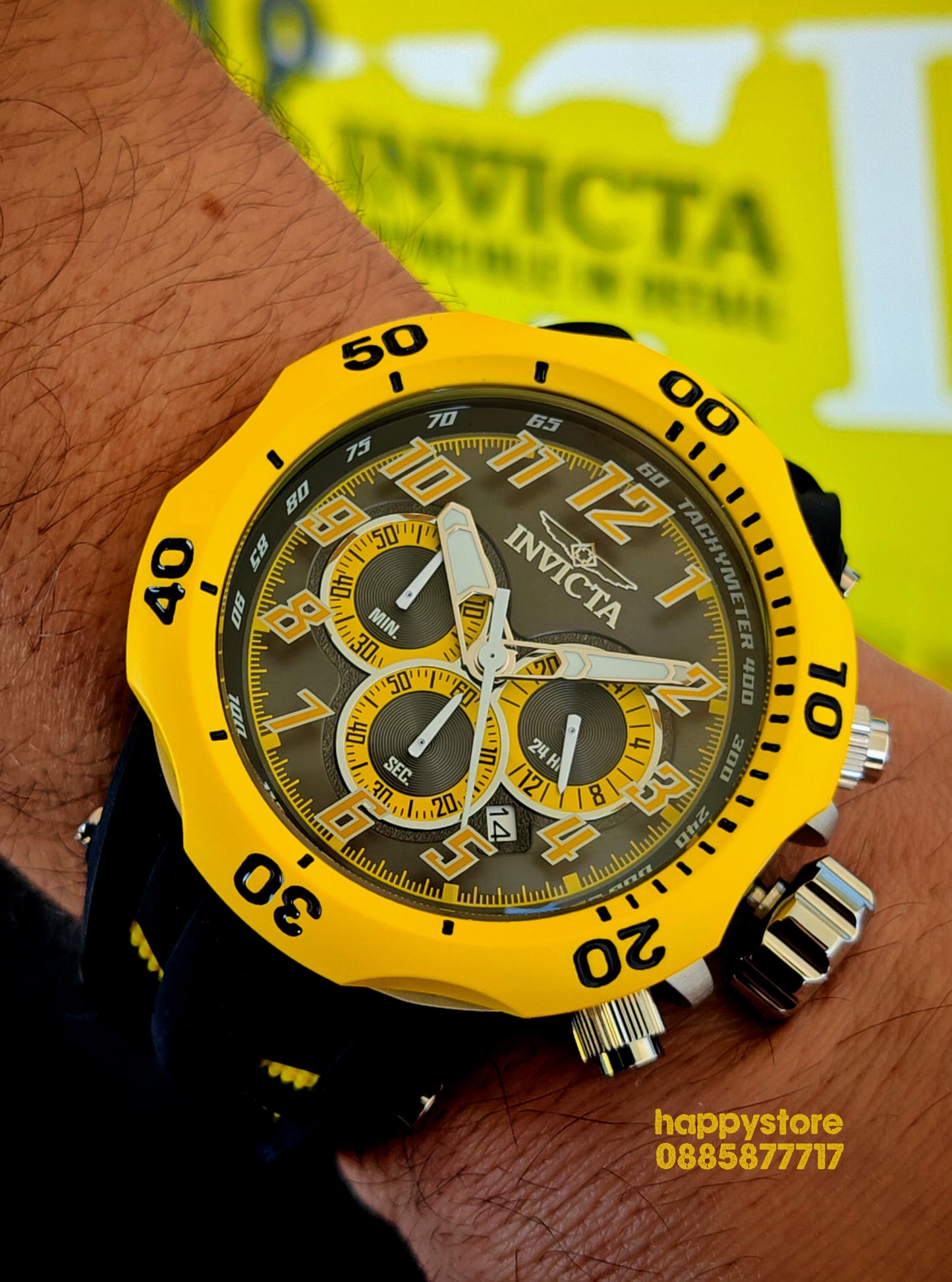 INVICTA Hydra Yellow 52 mm