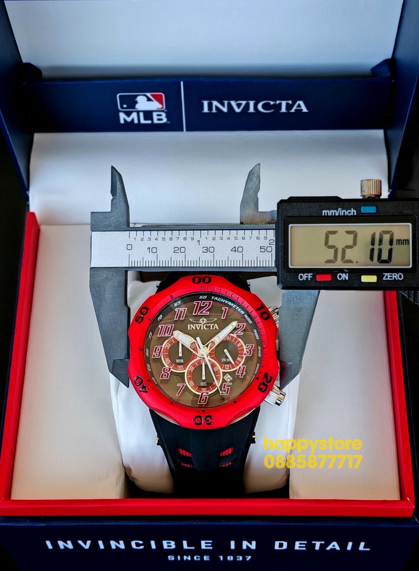 INVICTA Hydra Red 52 mm