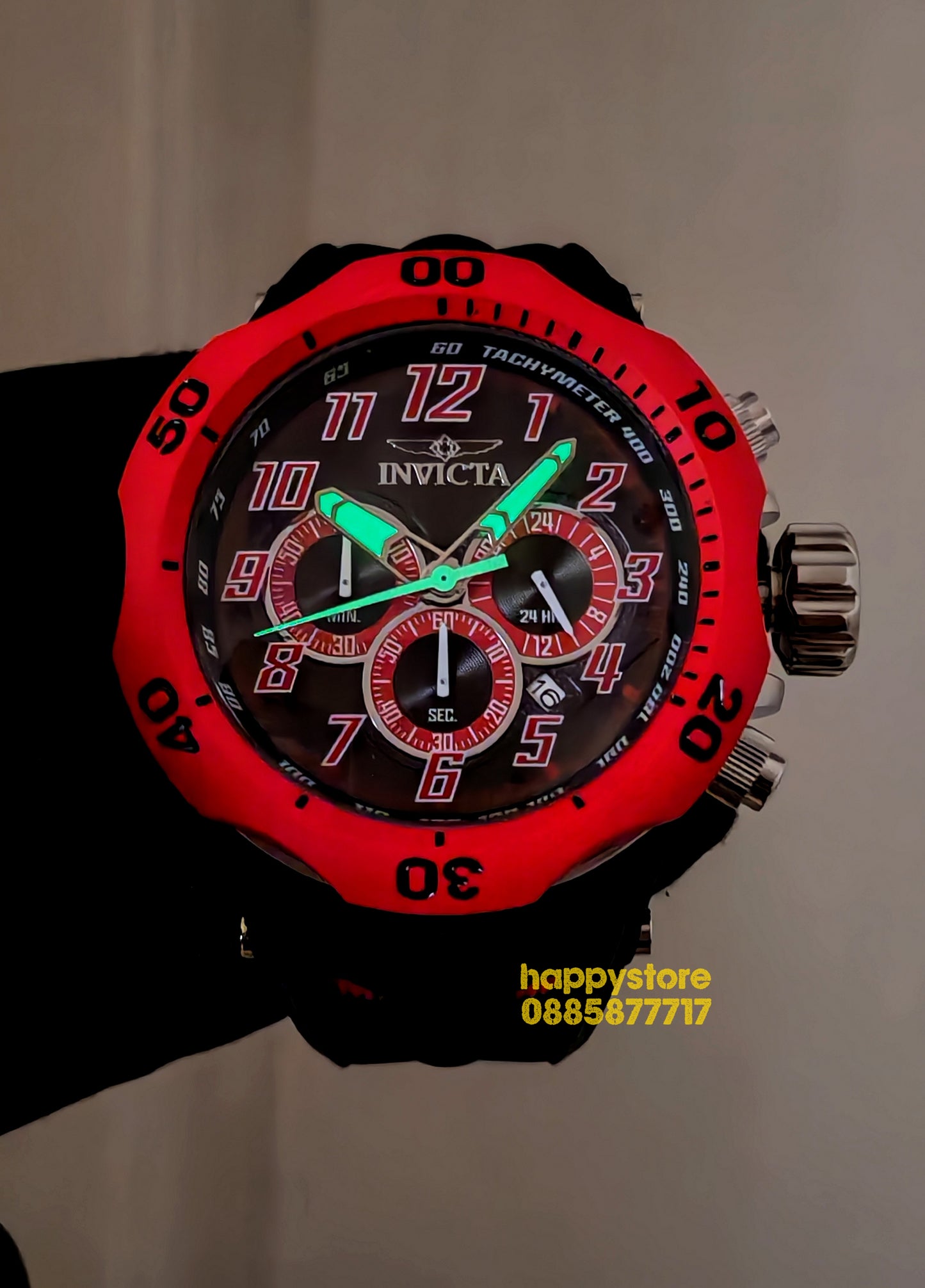 INVICTA Hydra Red 52 mm