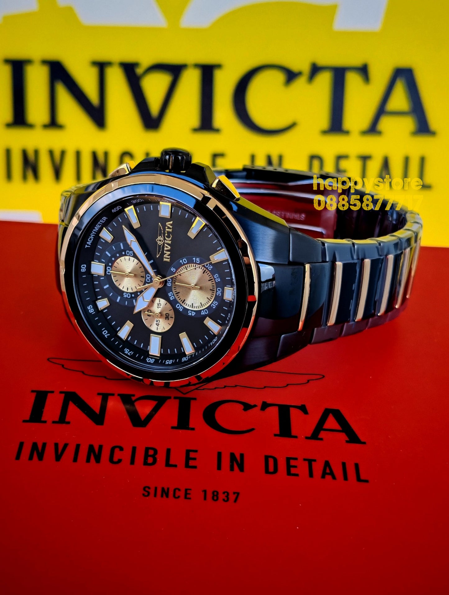 INVICTA Vulture black 46 mm
