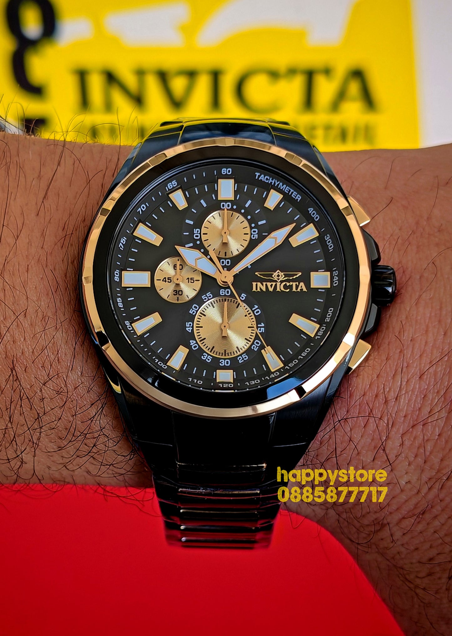 INVICTA Vulture black 46 mm