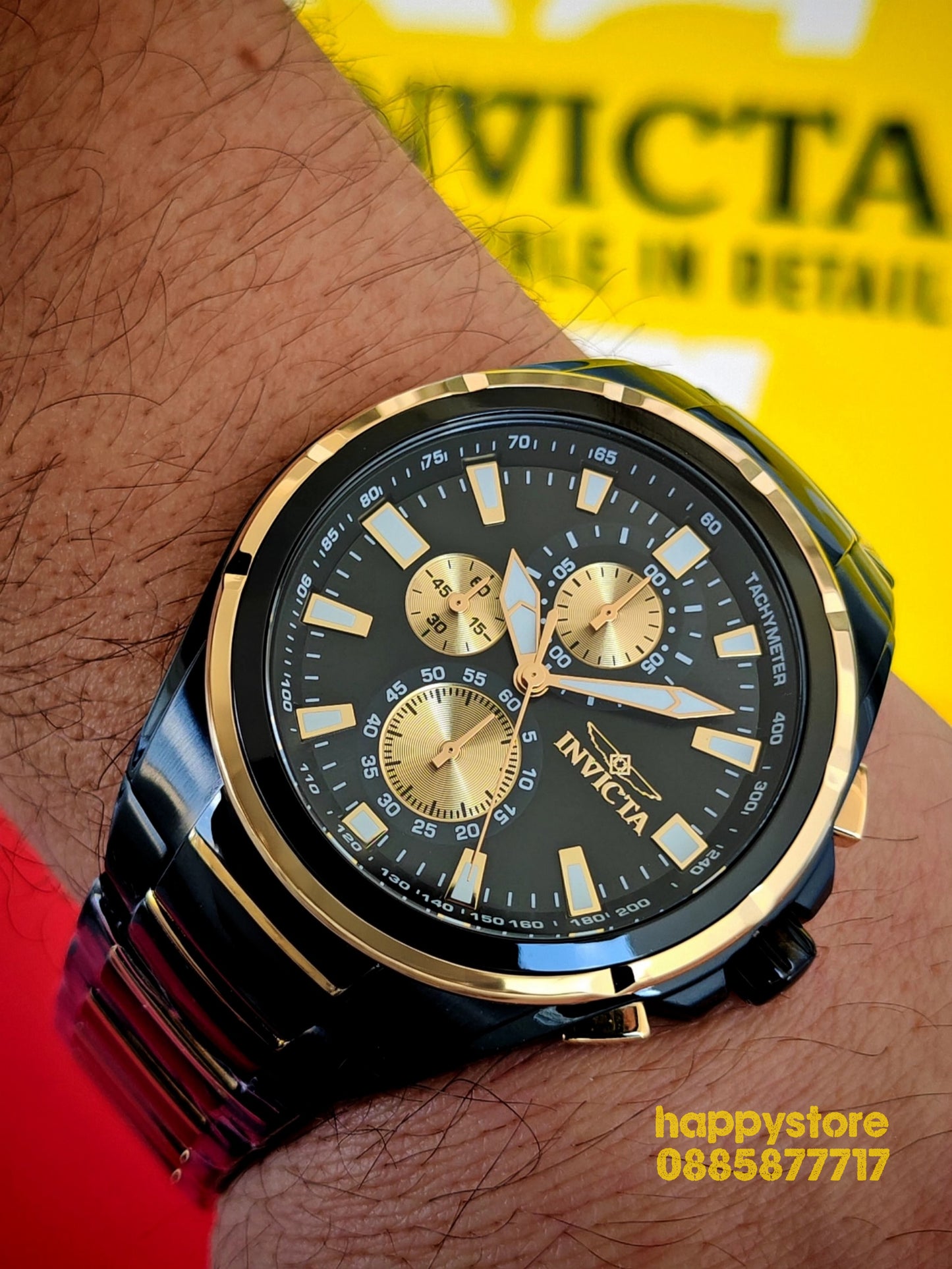 INVICTA Vulture black 46 mm