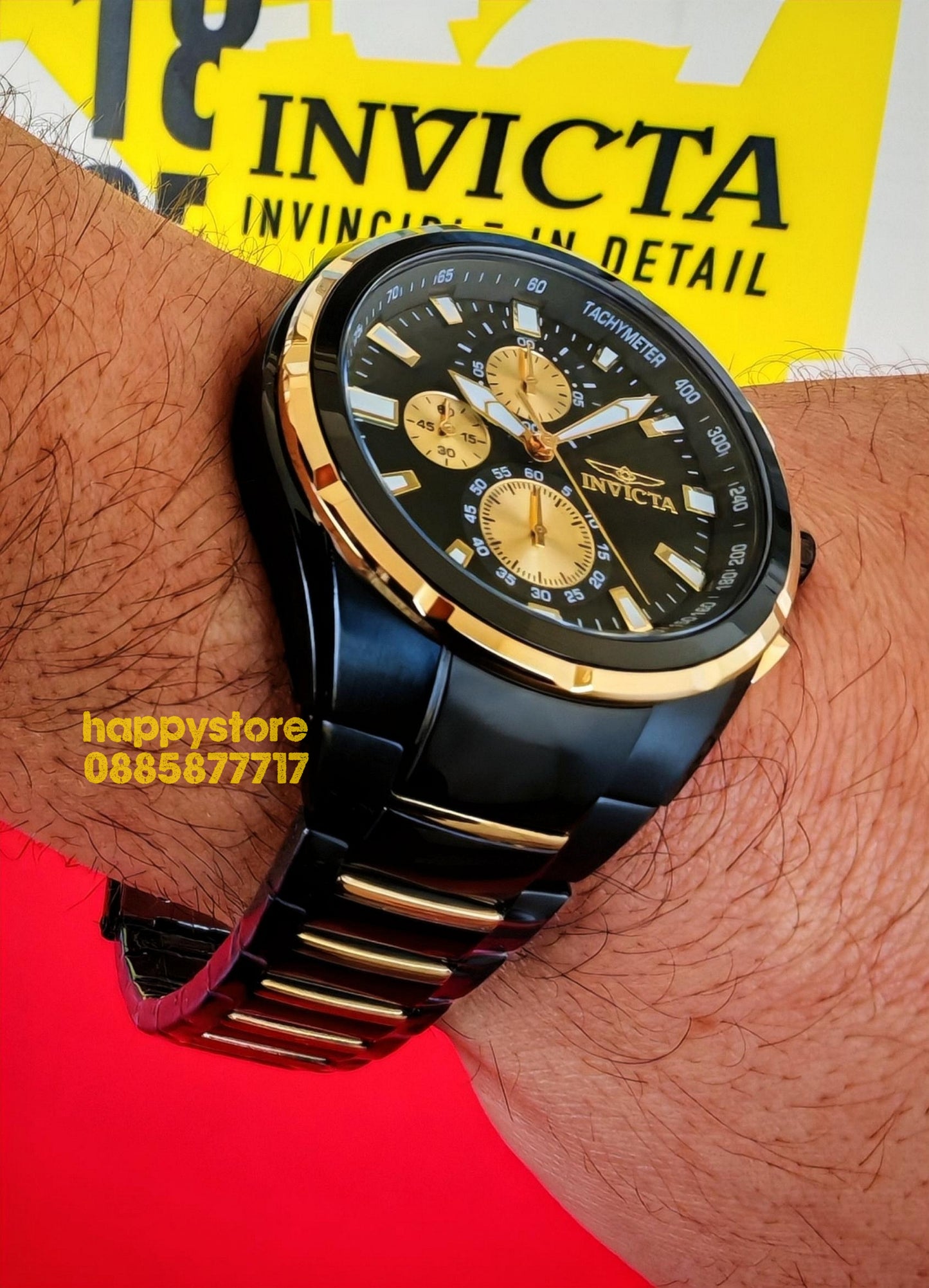 INVICTA Vulture black 46 mm