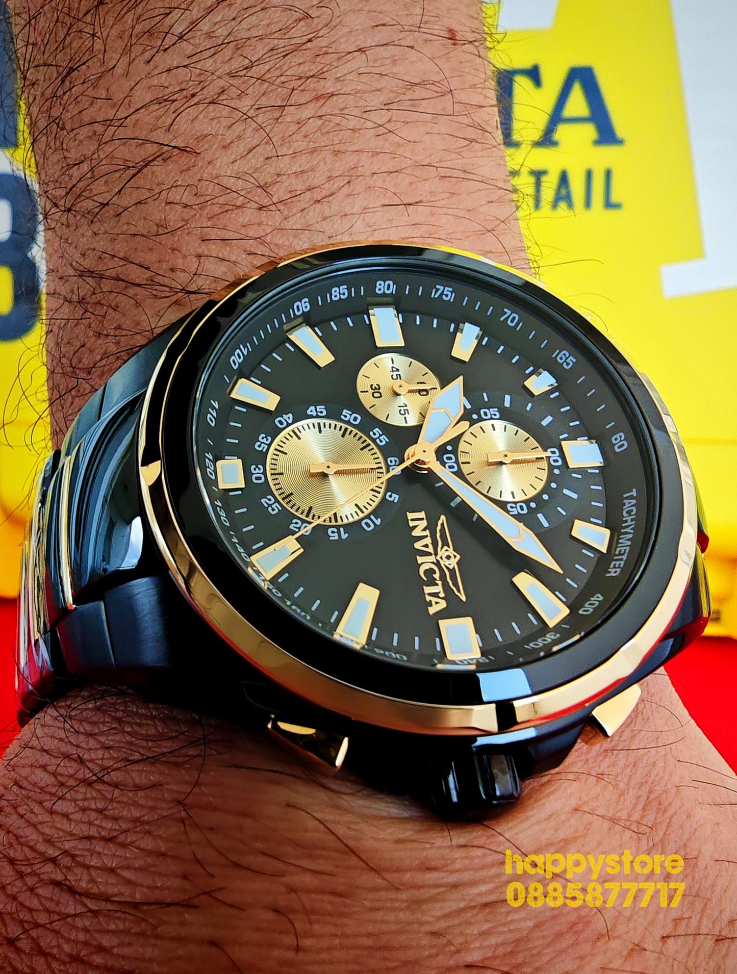 INVICTA Vulture black 46 mm