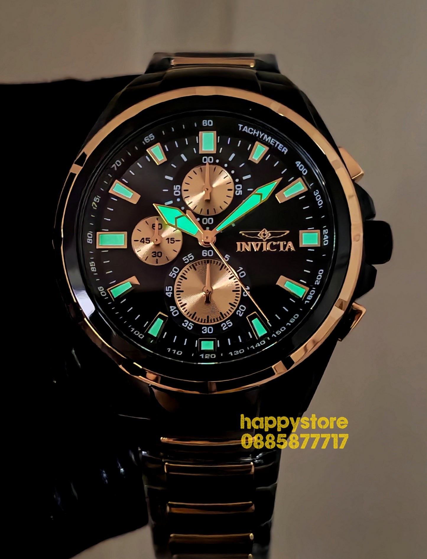 INVICTA Vulture black 46 mm