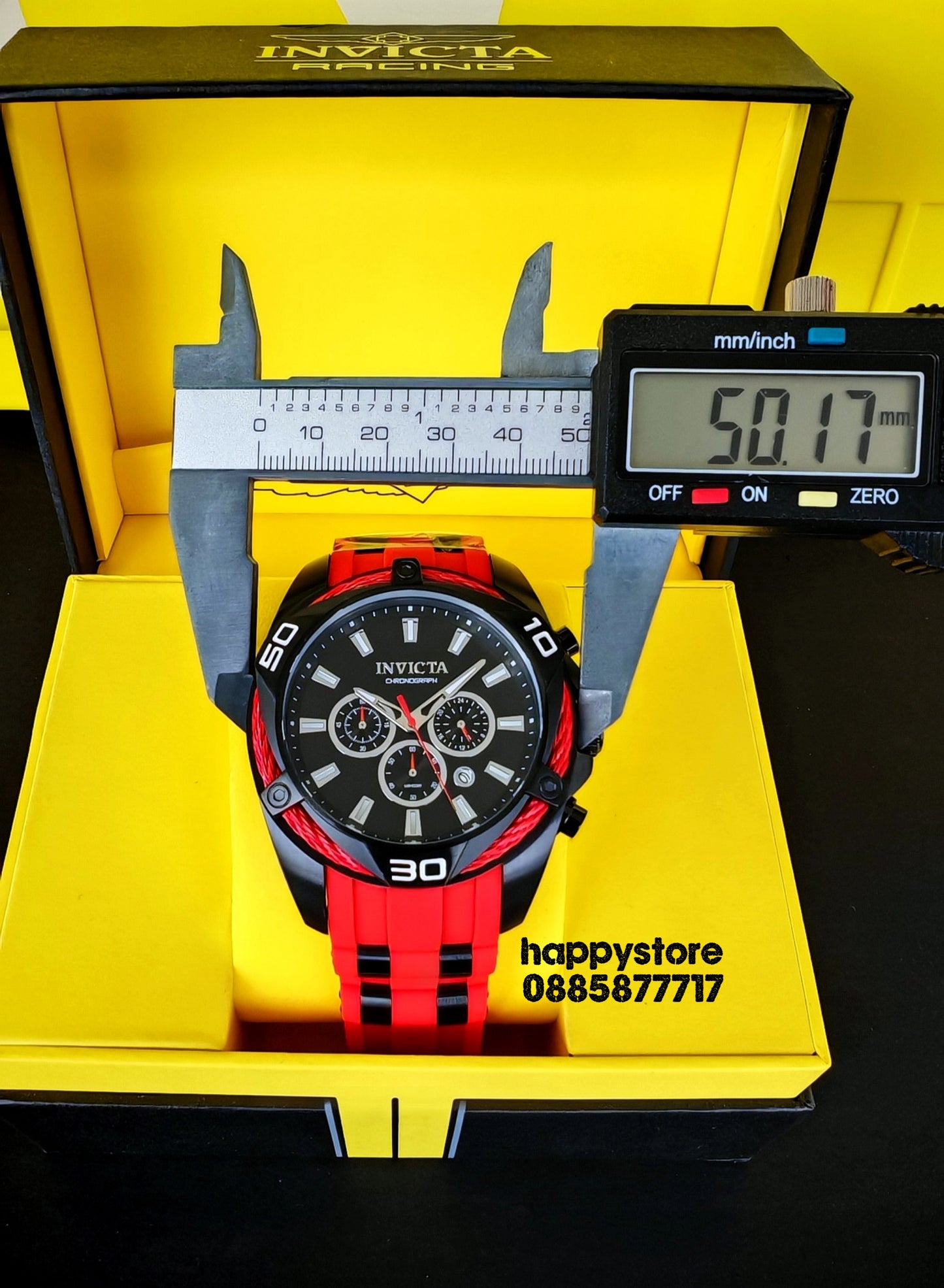 INVICTA Vanguard Red 50mm