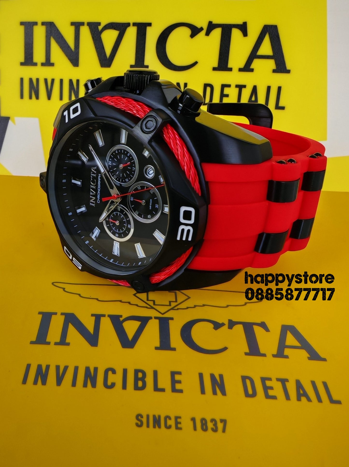 INVICTA Vanguard Red 50mm