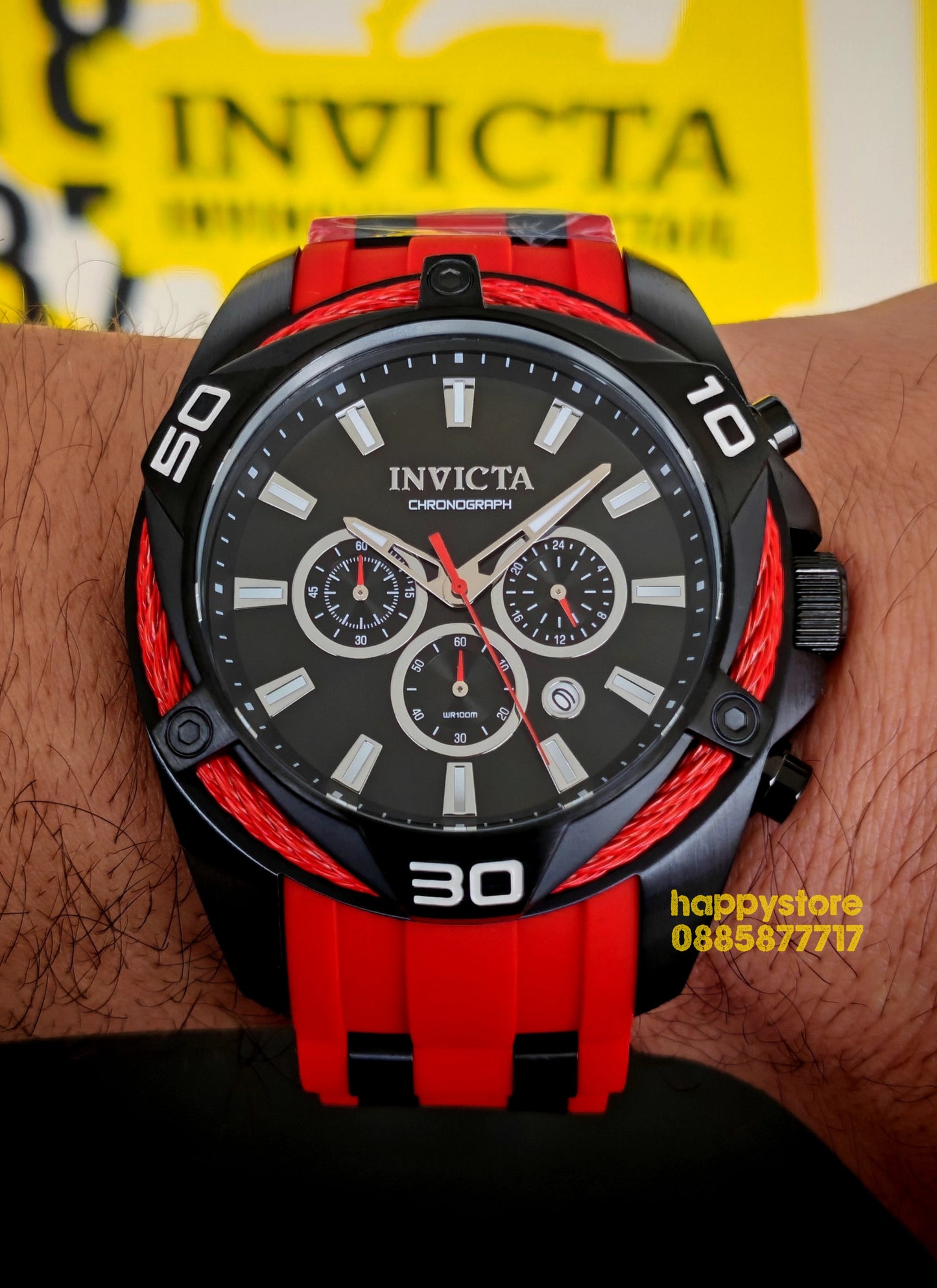 INVICTA Vanguard Red 50mm
