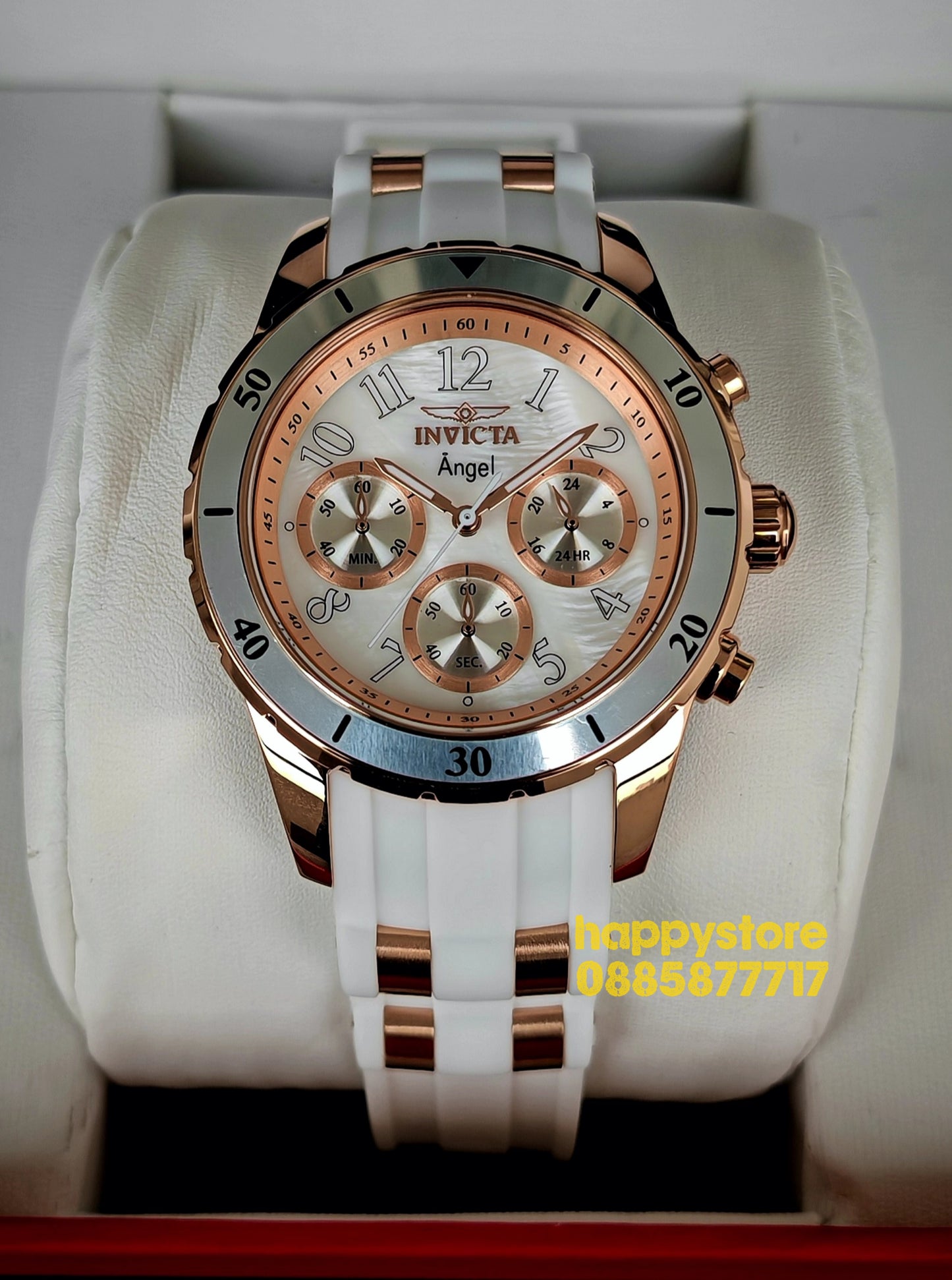 INVICTA Angel Rose gold White women 40mm