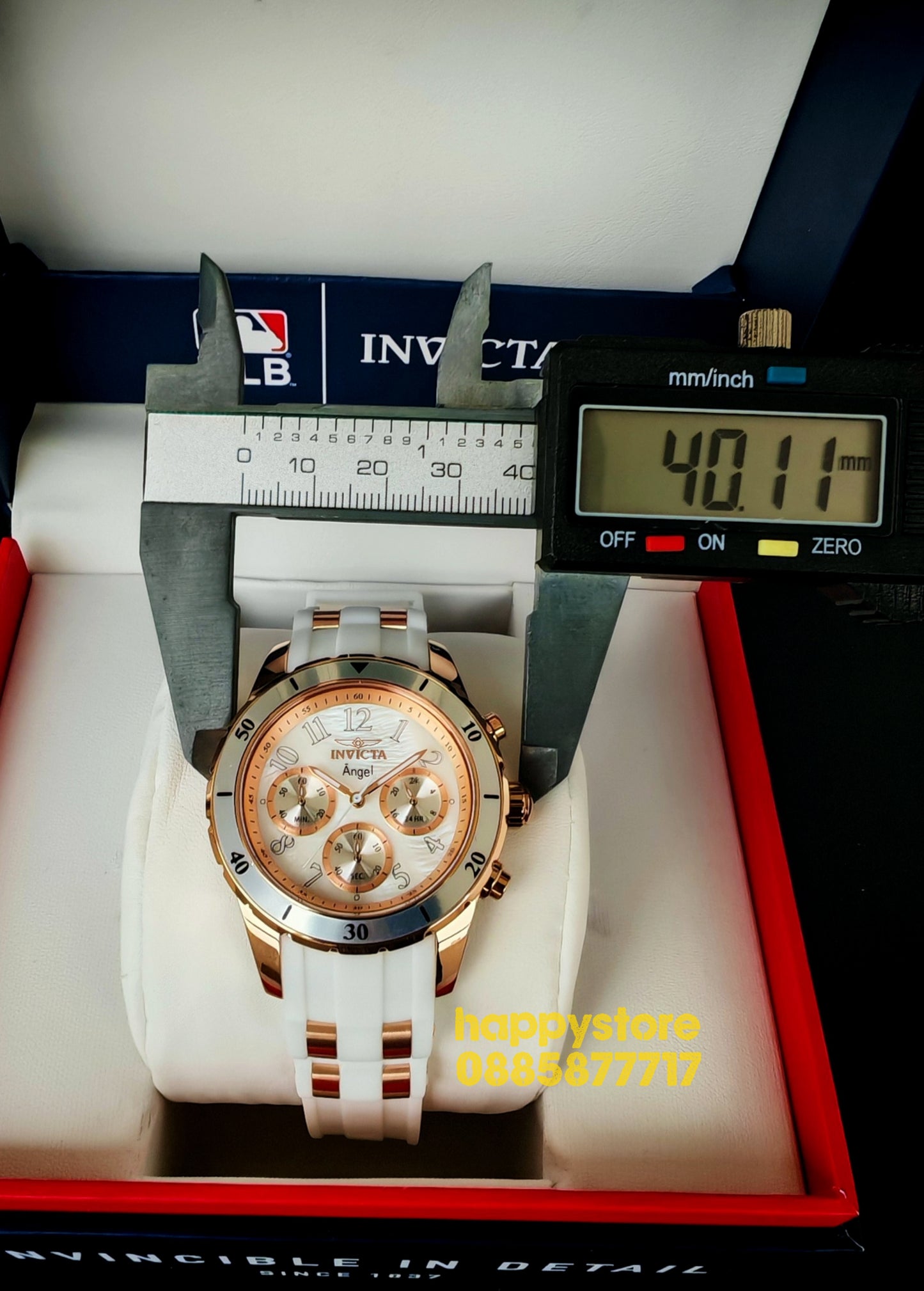 INVICTA Angel Rose gold White women 40mm