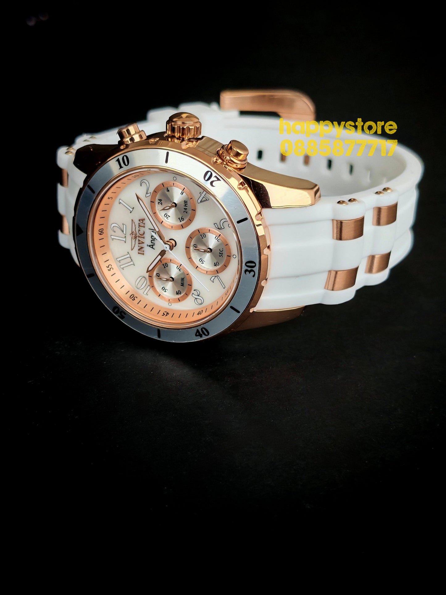 INVICTA Angel Rose gold White women 40mm