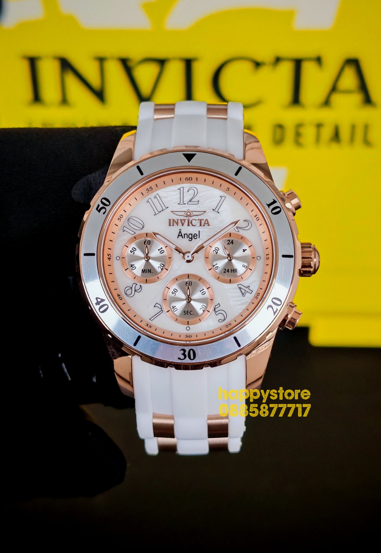 INVICTA Angel Rose gold White women 40mm