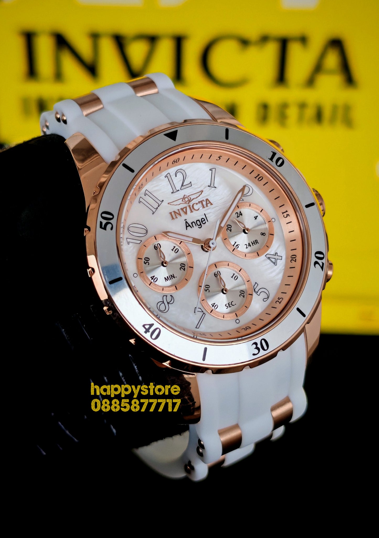 INVICTA Angel Rose gold White women 40mm