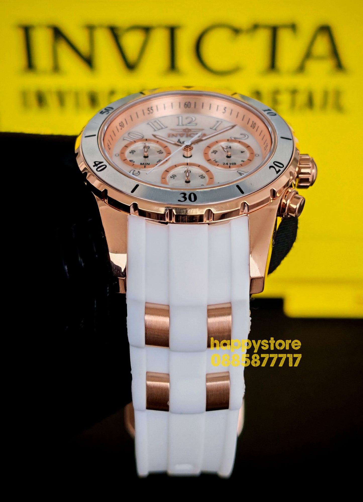 INVICTA Angel Rose gold White women 40mm
