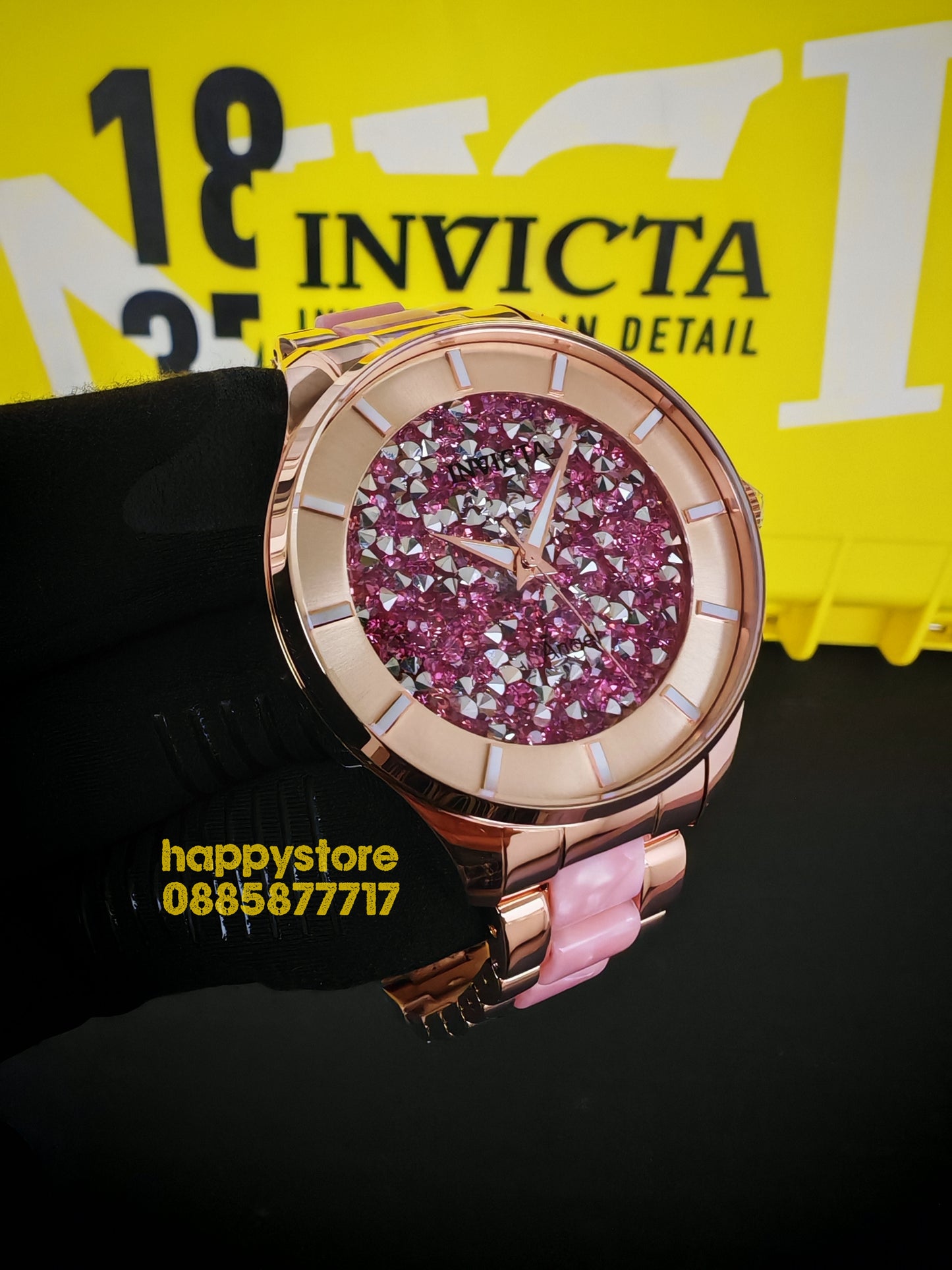 INVICTA Diamond Pink 40 mm
