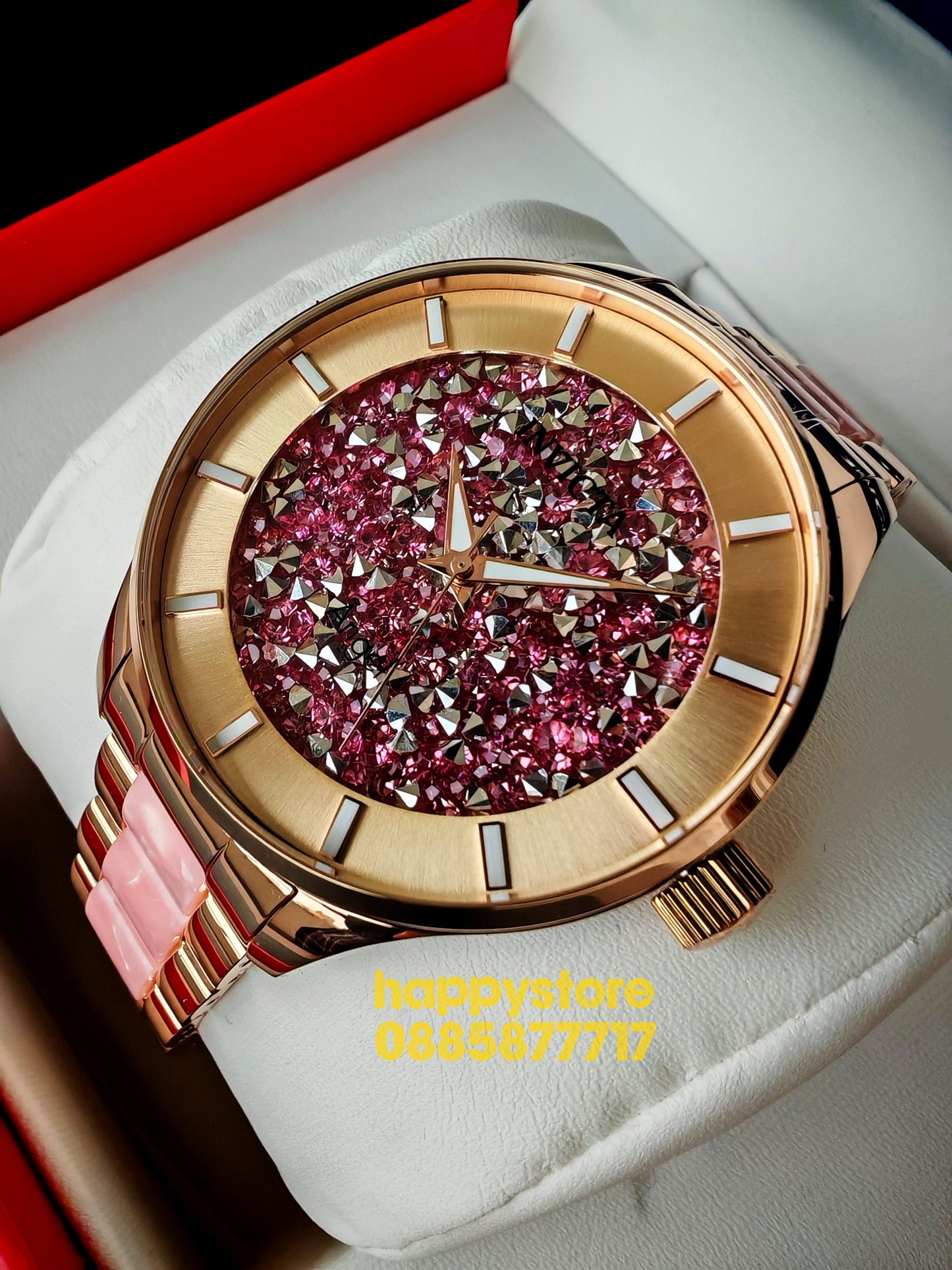 INVICTA Diamond Pink 40 mm
