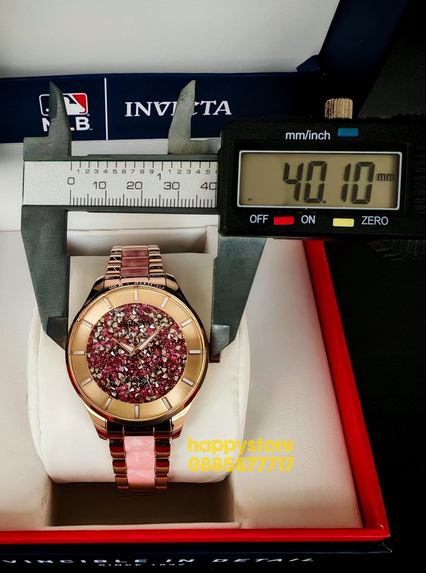 INVICTA Diamond Pink 40 mm