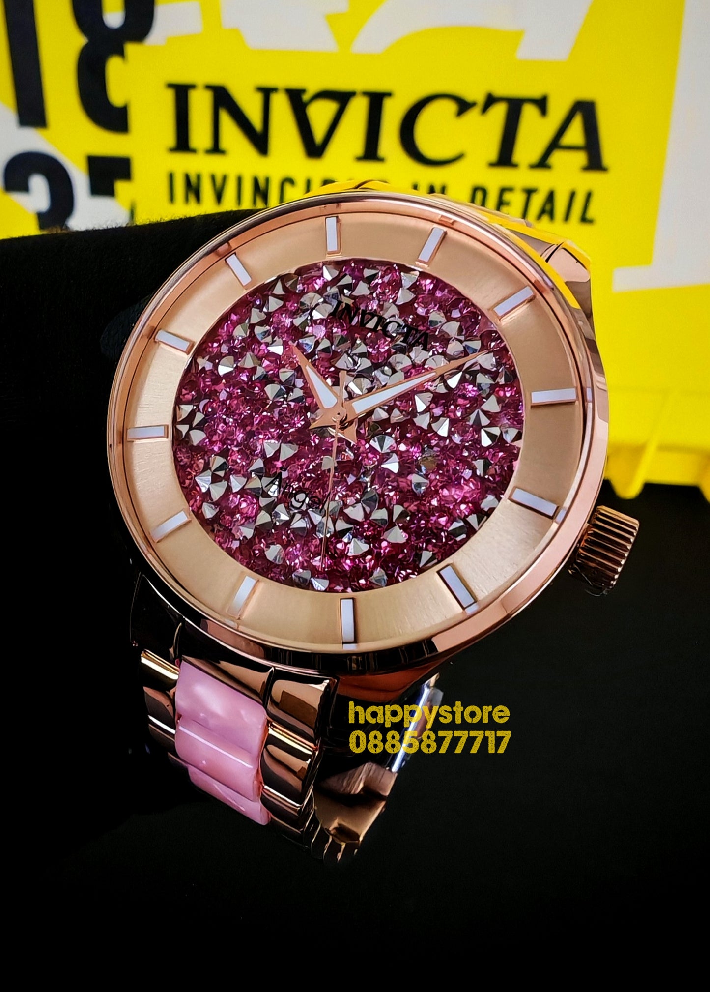 INVICTA Diamond Pink 40 mm