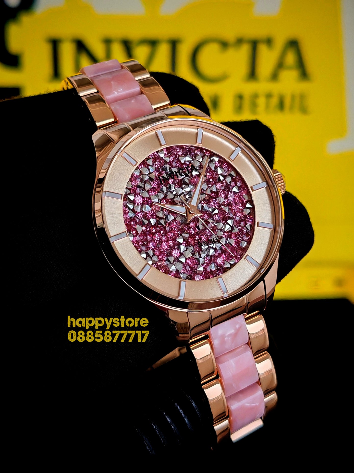 INVICTA Diamond Pink 40 mm