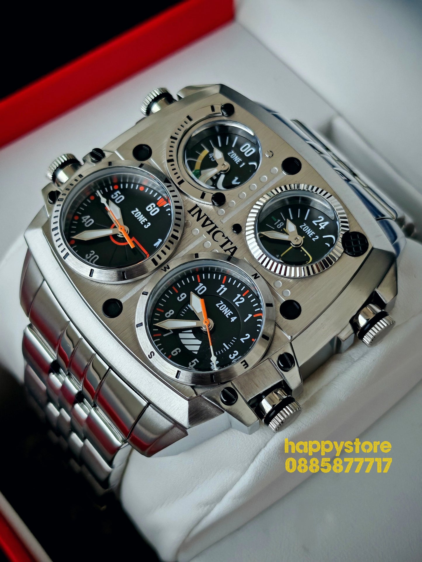 INVICTA Zulu Silver 54 mm