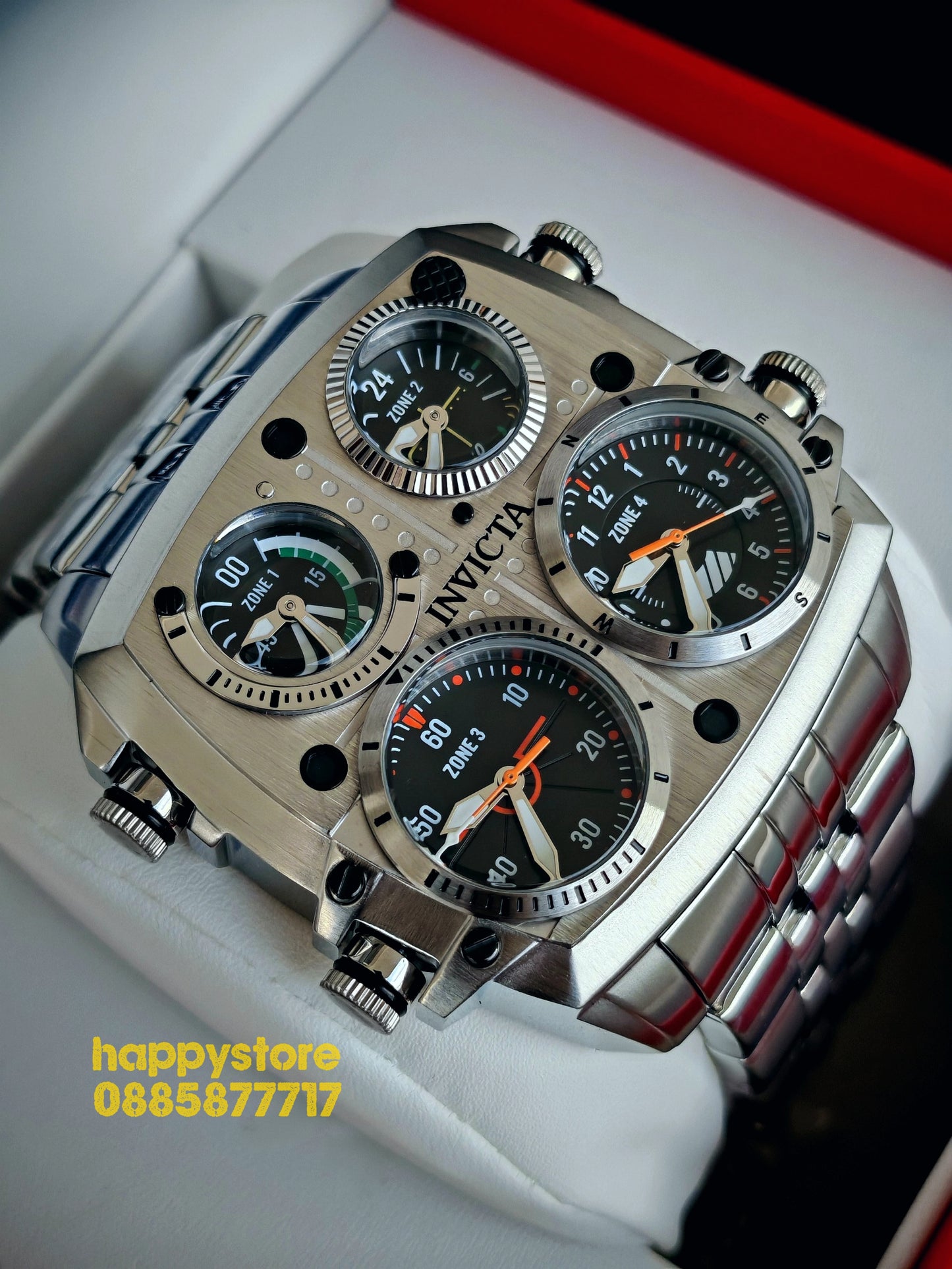 INVICTA Zulu Silver 54 mm