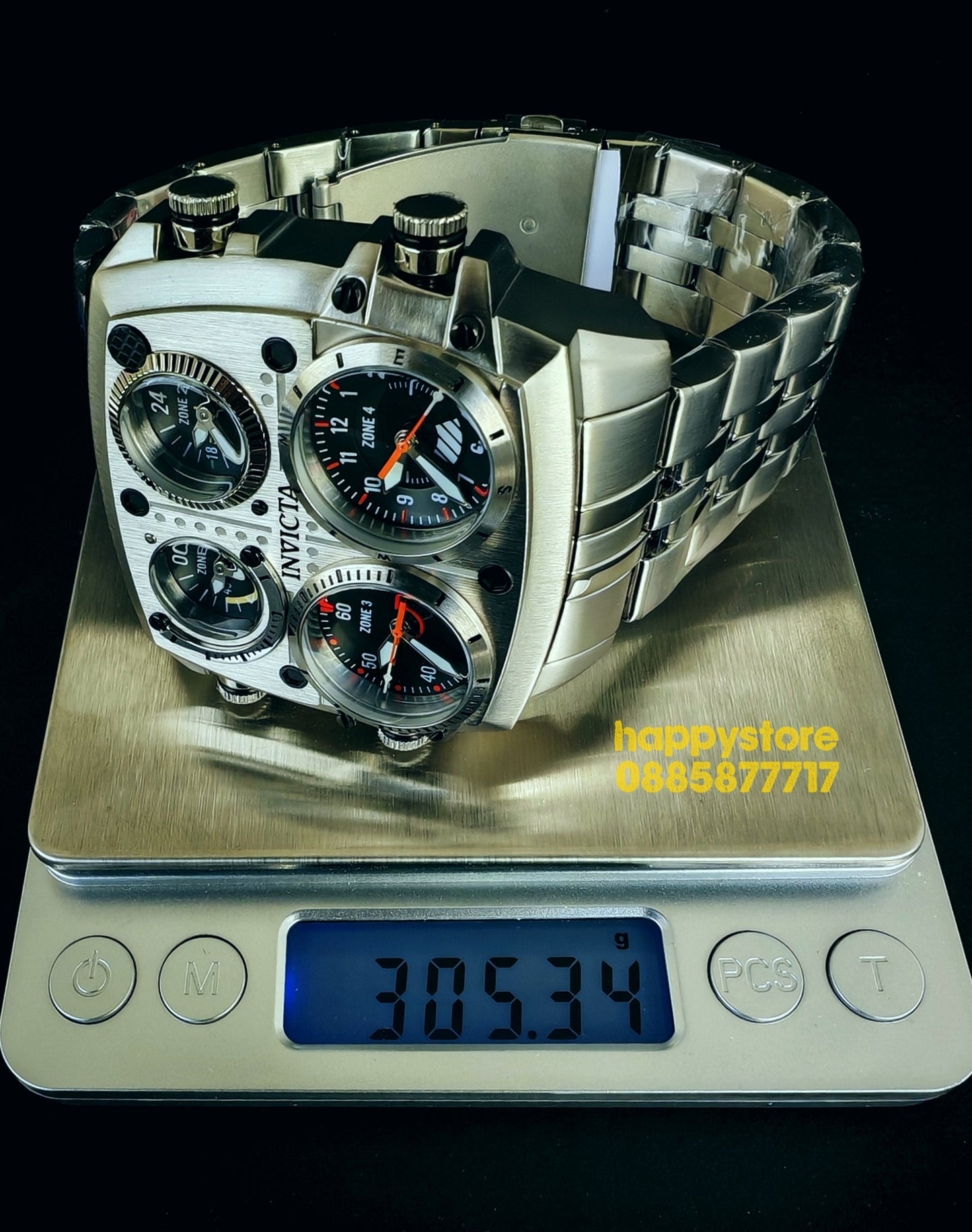 INVICTA Zulu Silver 54 mm