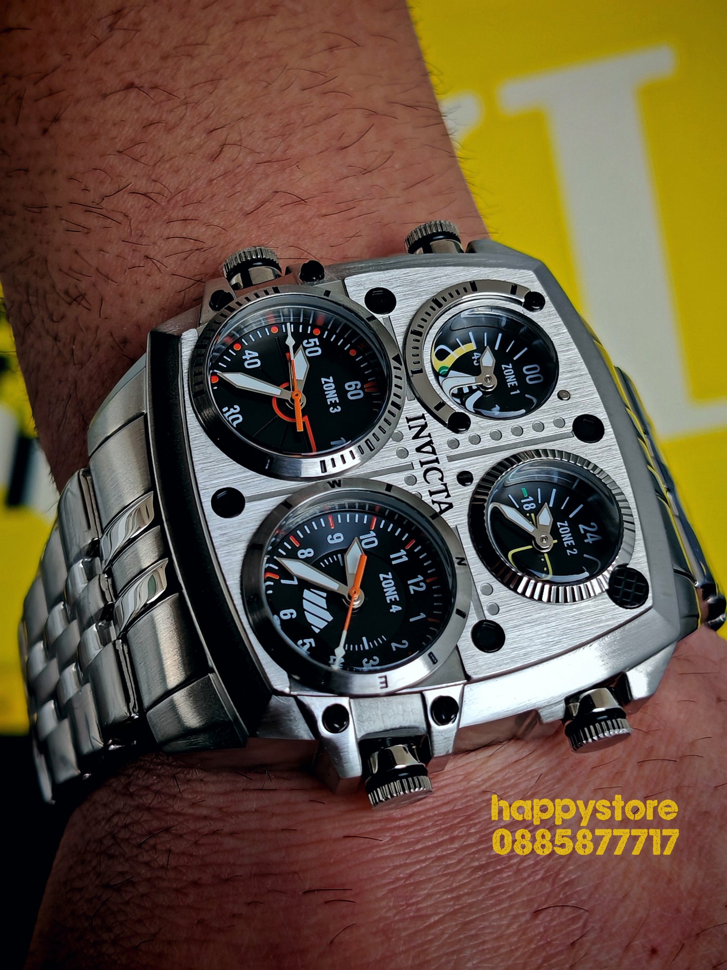 INVICTA Zulu Silver 54 mm
