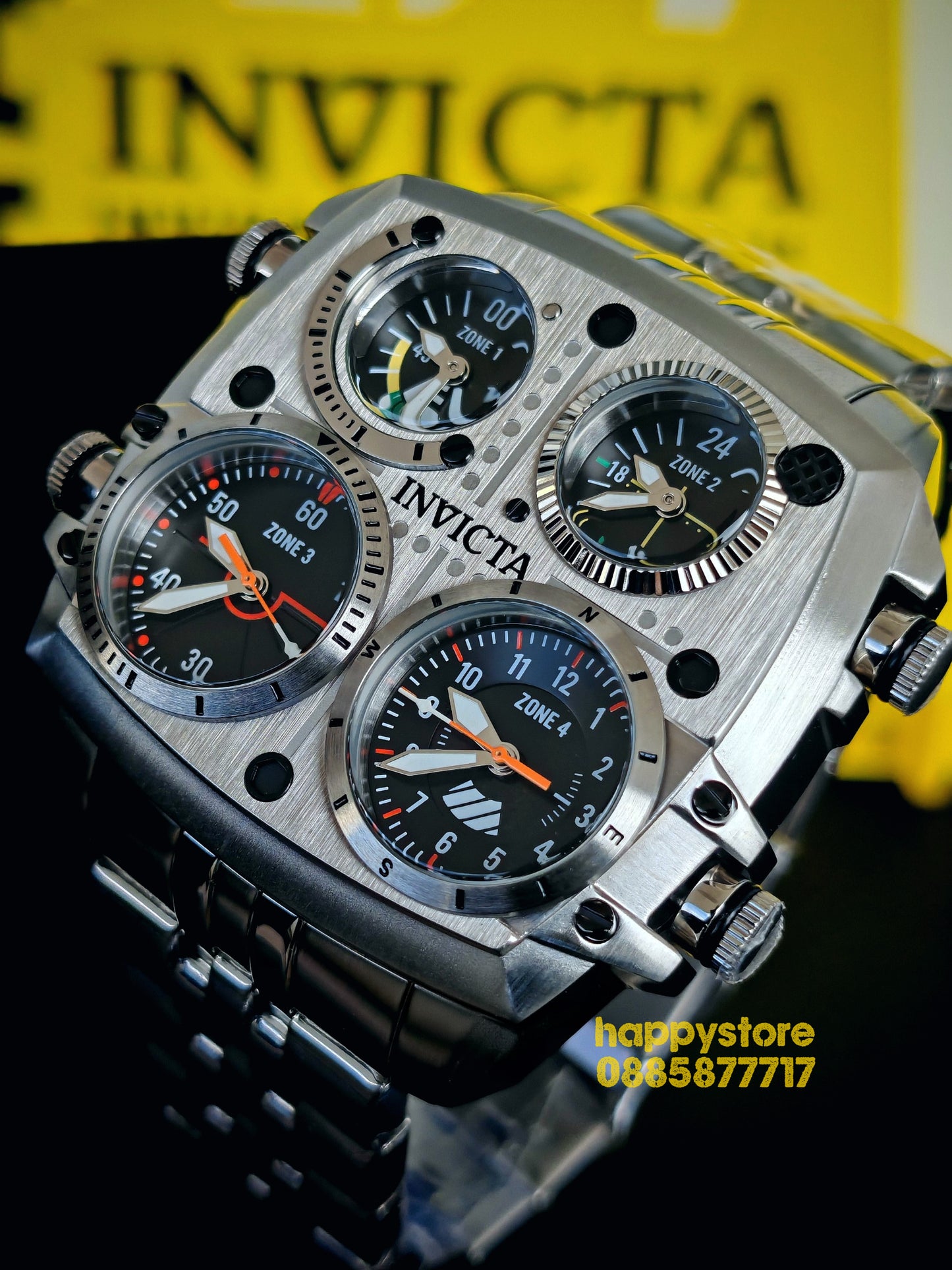 INVICTA Zulu Silver 54 mm