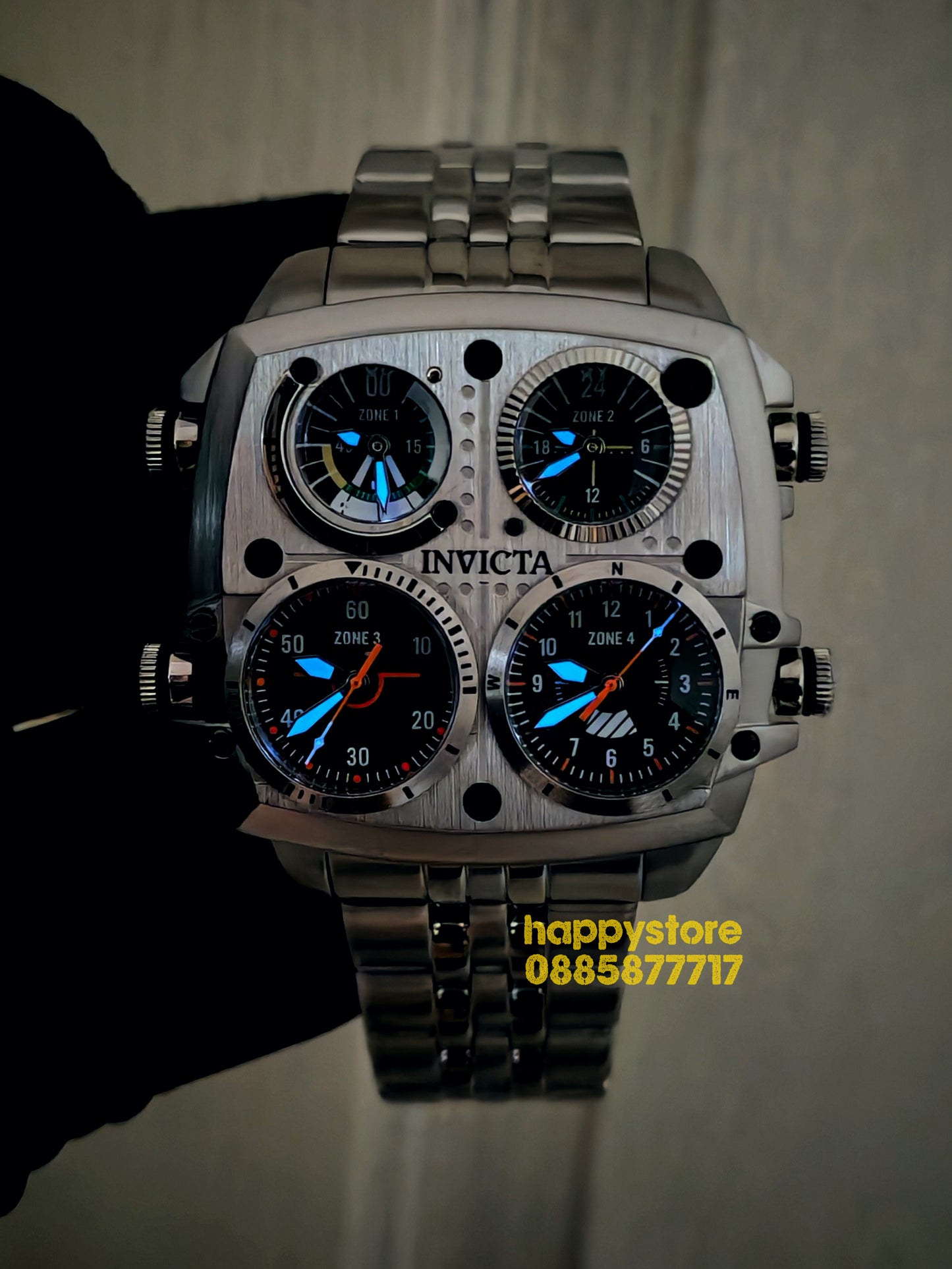INVICTA Zulu Silver 54 mm