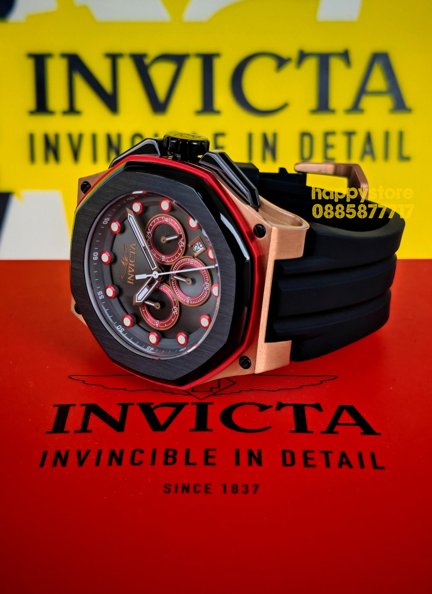 INVICTA Akula black gold 55 mm