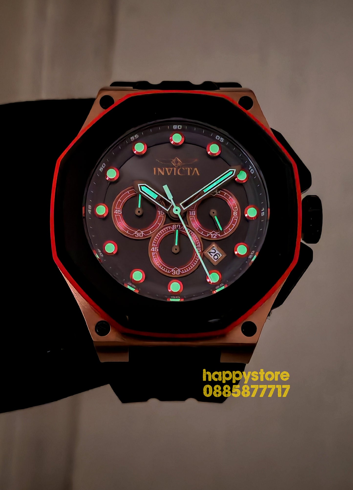 INVICTA Akula black gold 55 mm