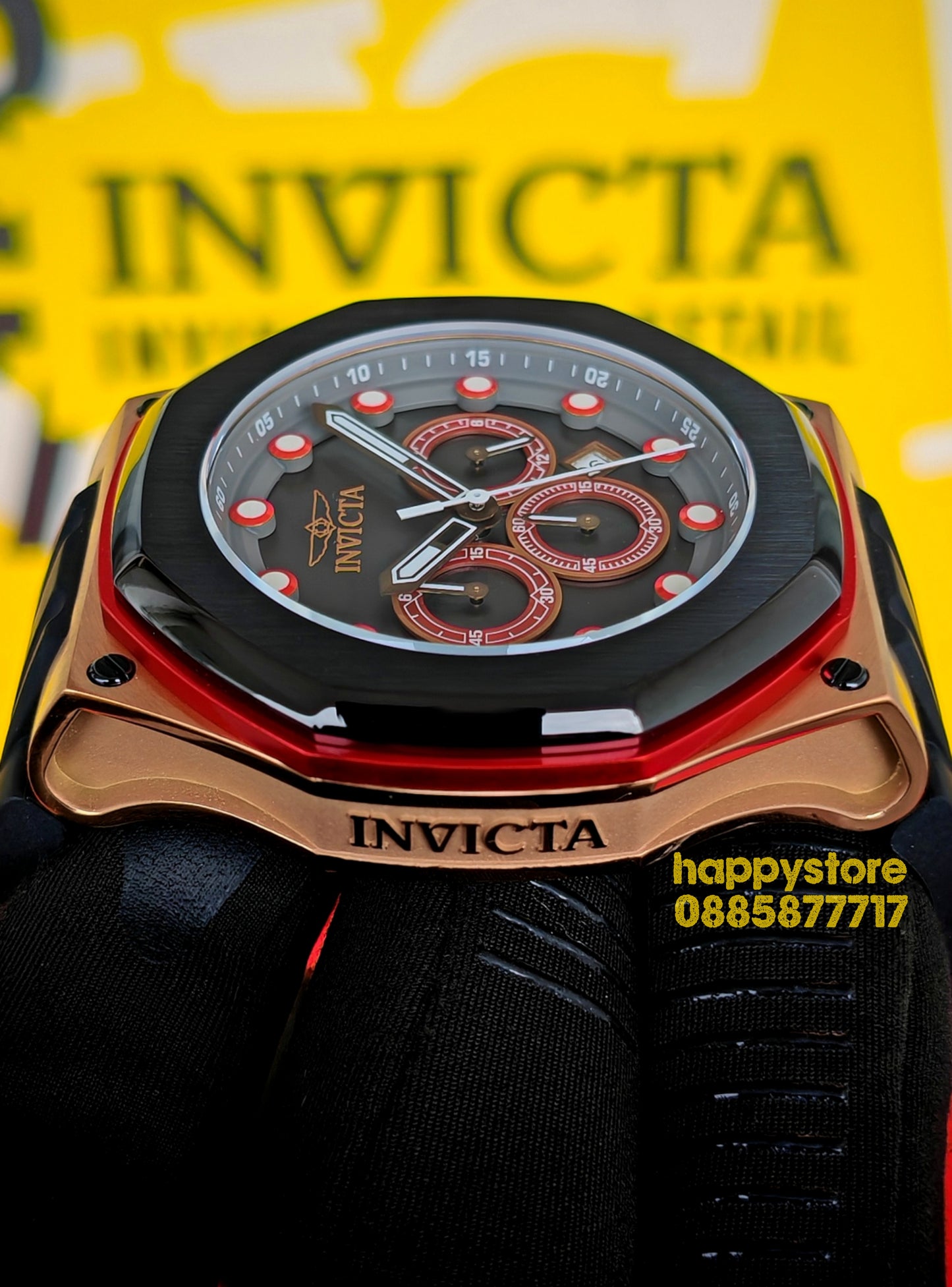 INVICTA Akula black gold 55 mm