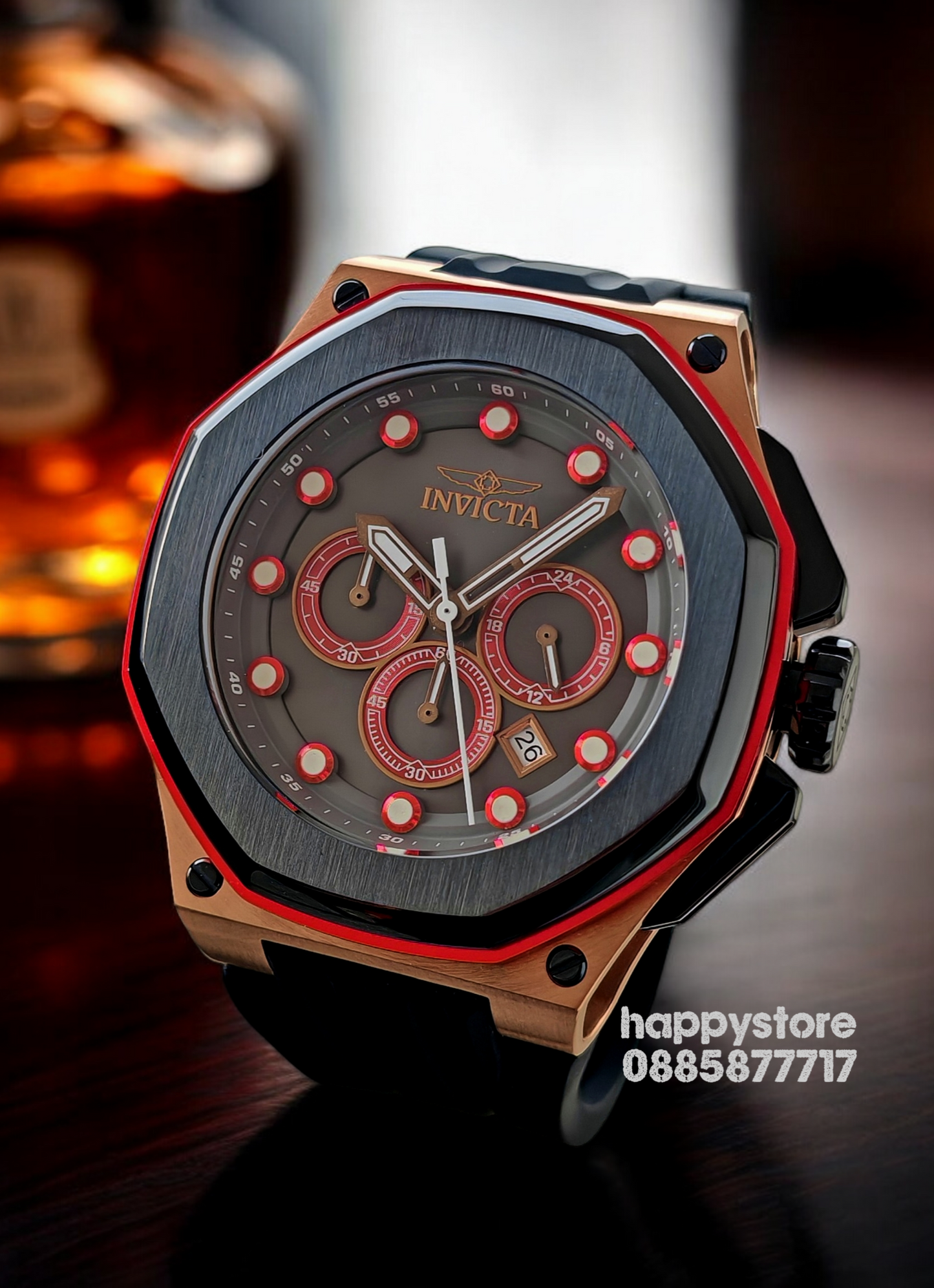 INVICTA Akula black gold 55 mm