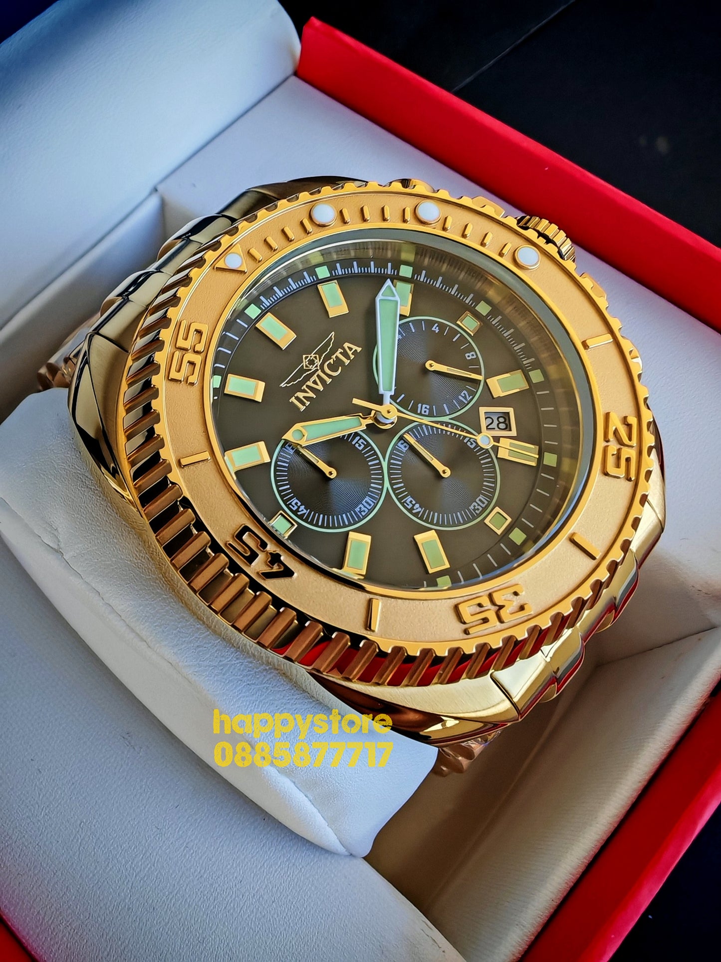 INVICTA Fury Gold 50 mm