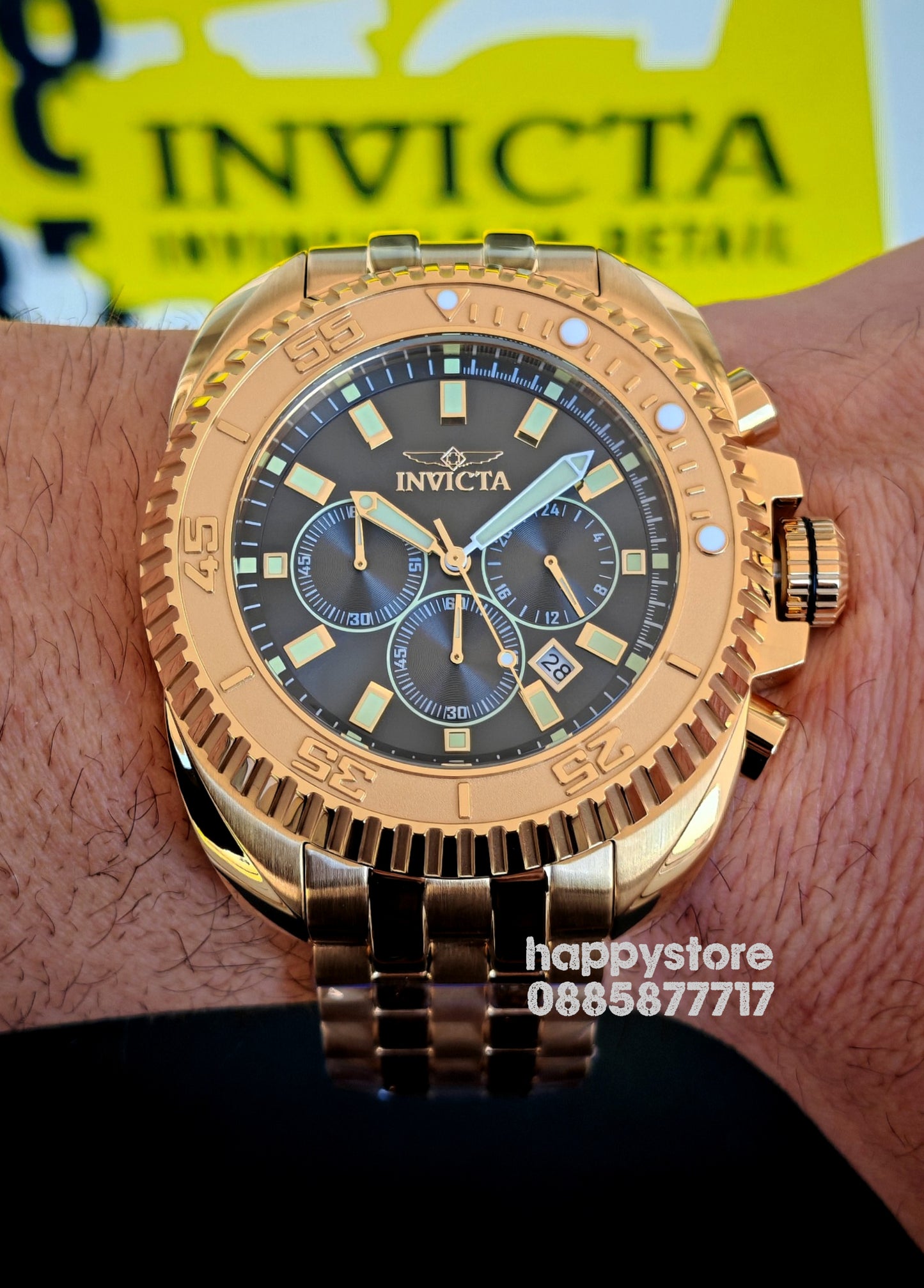 INVICTA Fury Gold 50 mm