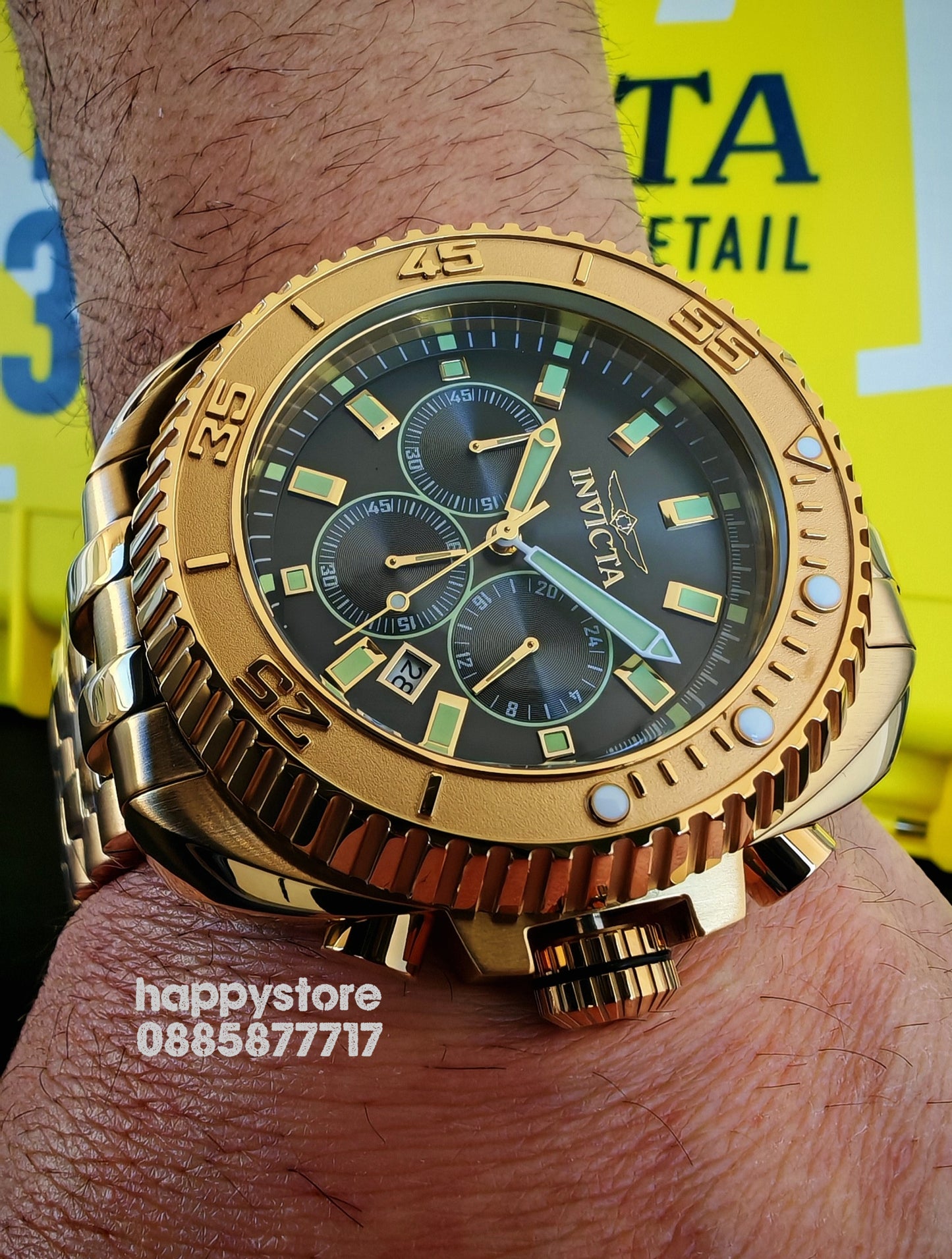 INVICTA Fury Gold 50 mm