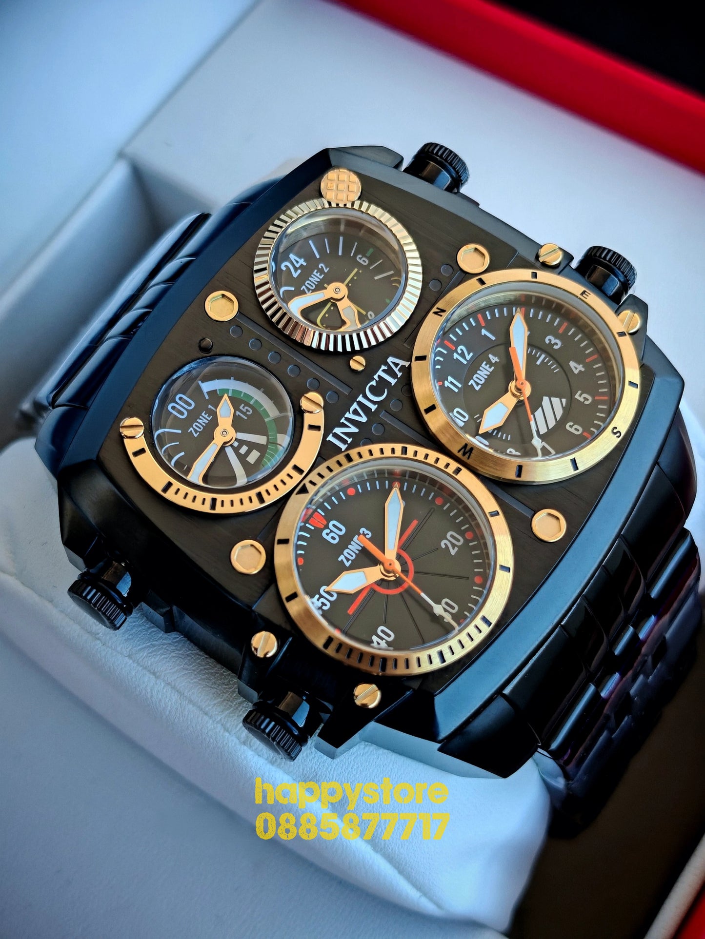 INVICTA Zulu Black 54 mm