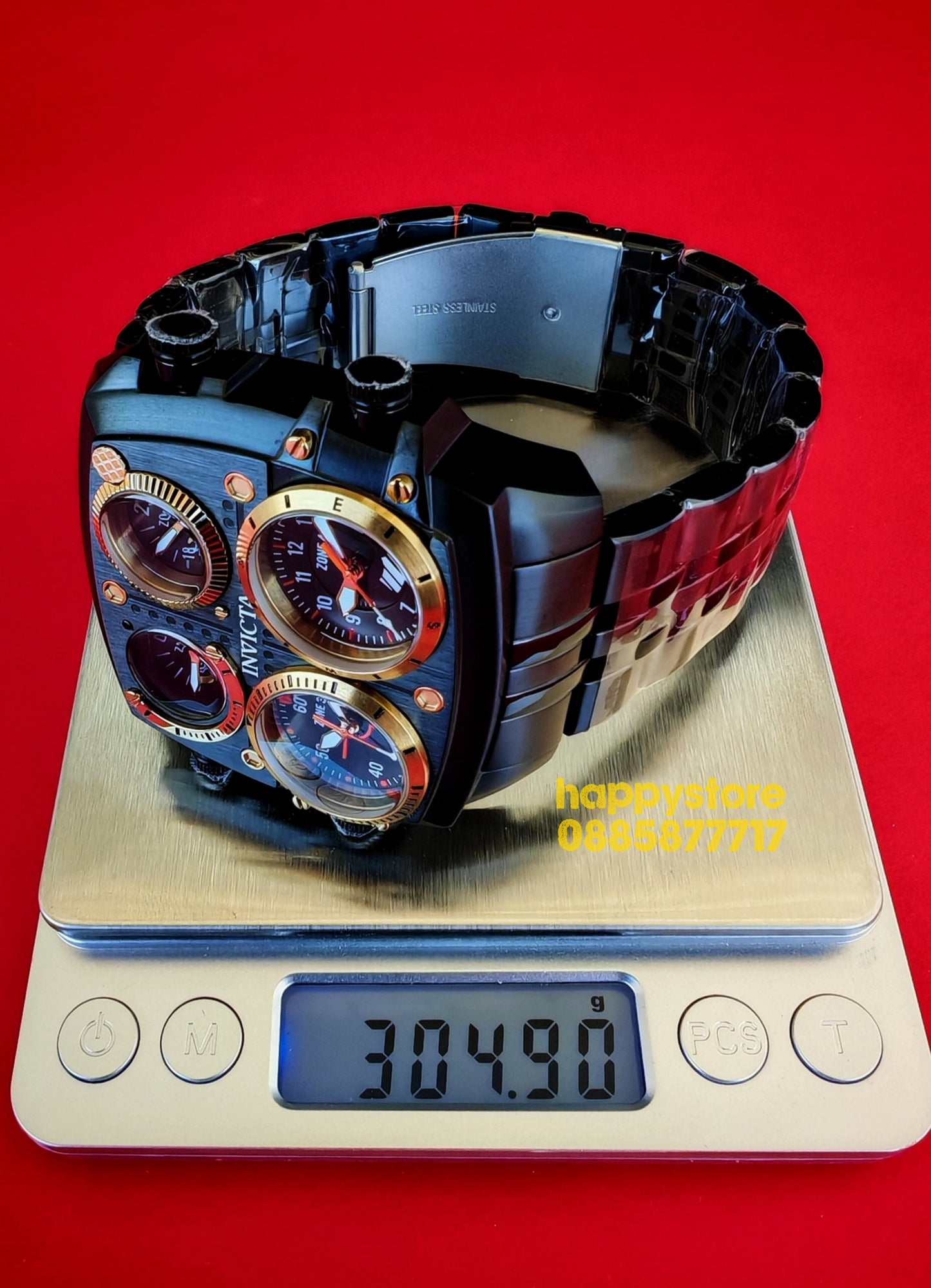 INVICTA Zulu Black 54 mm