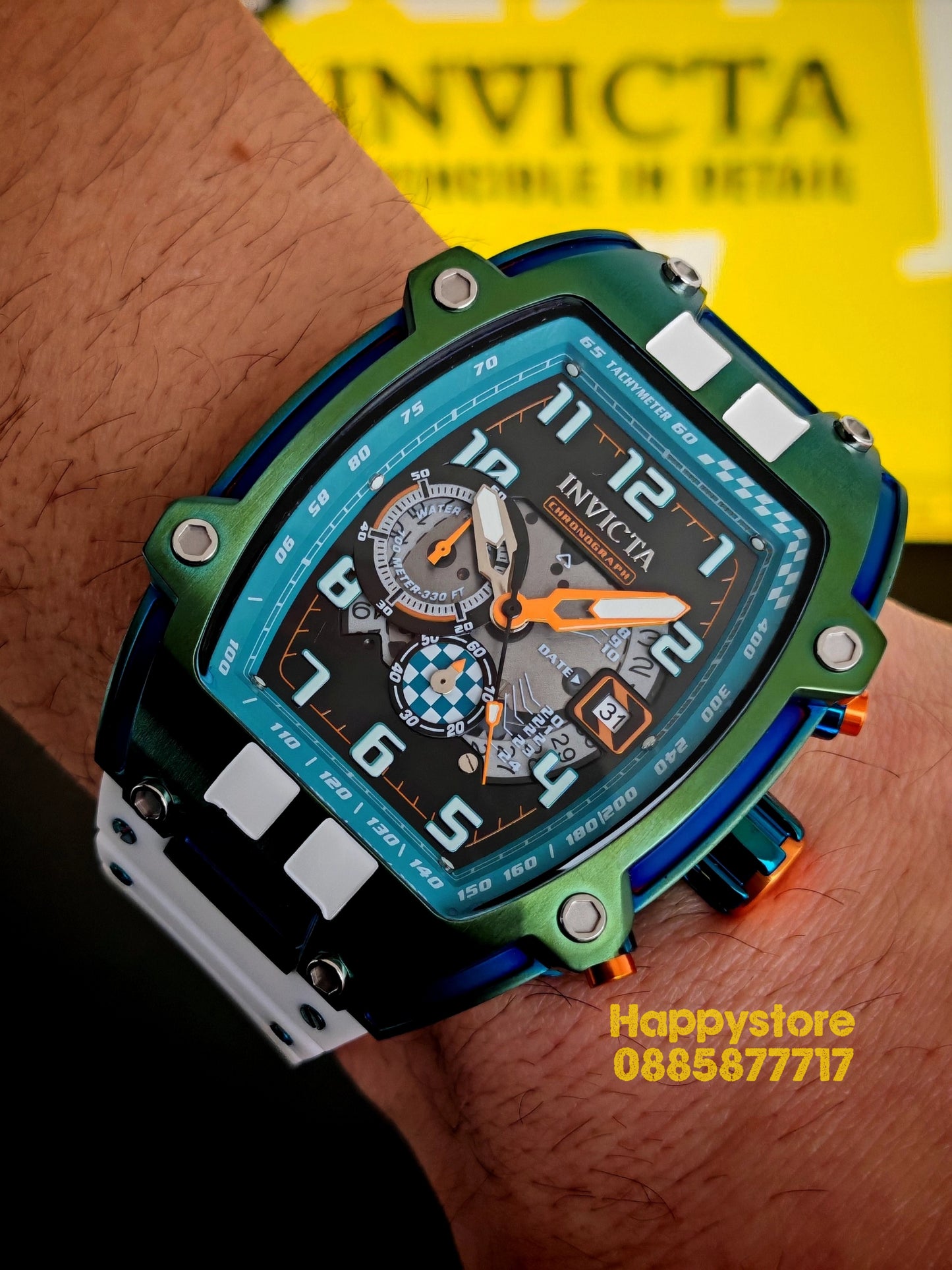 INVICTA Diablo Olive green/blue 48 mm