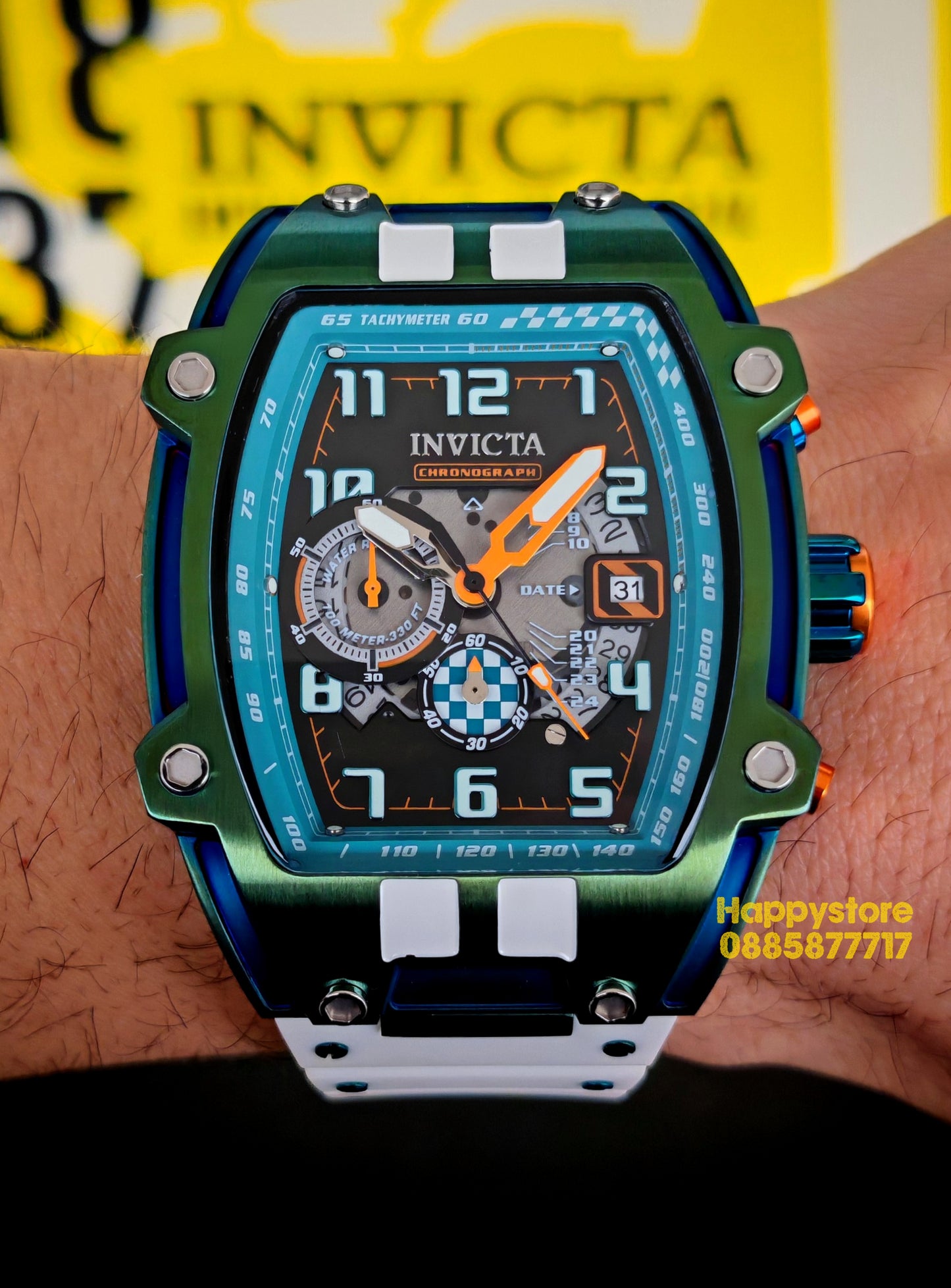 INVICTA Diablo Olive green/blue 48 mm