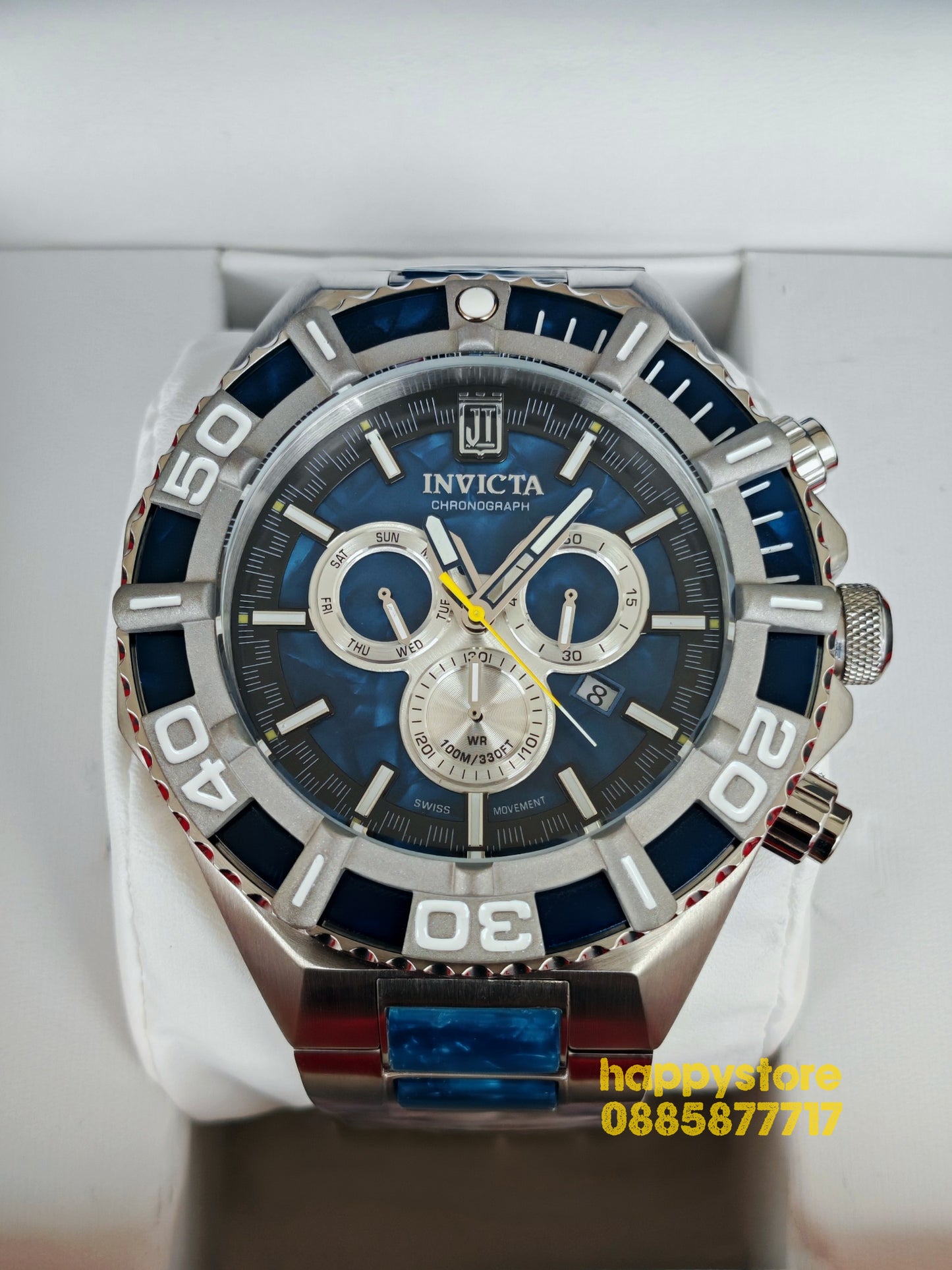 INVICTA Jason Taylor blue steel Swiss 60 mm